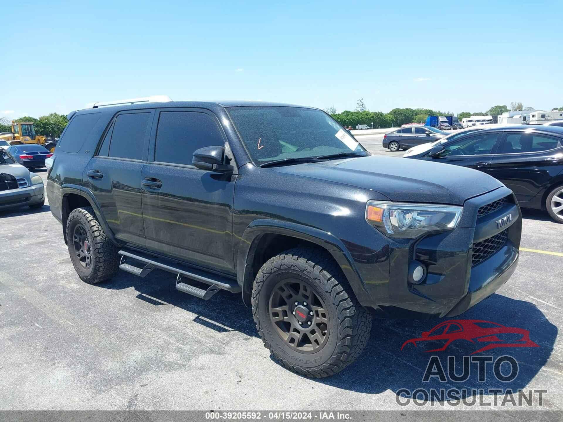 TOYOTA 4RUNNER 2018 - JTEBU5JR0J5512039