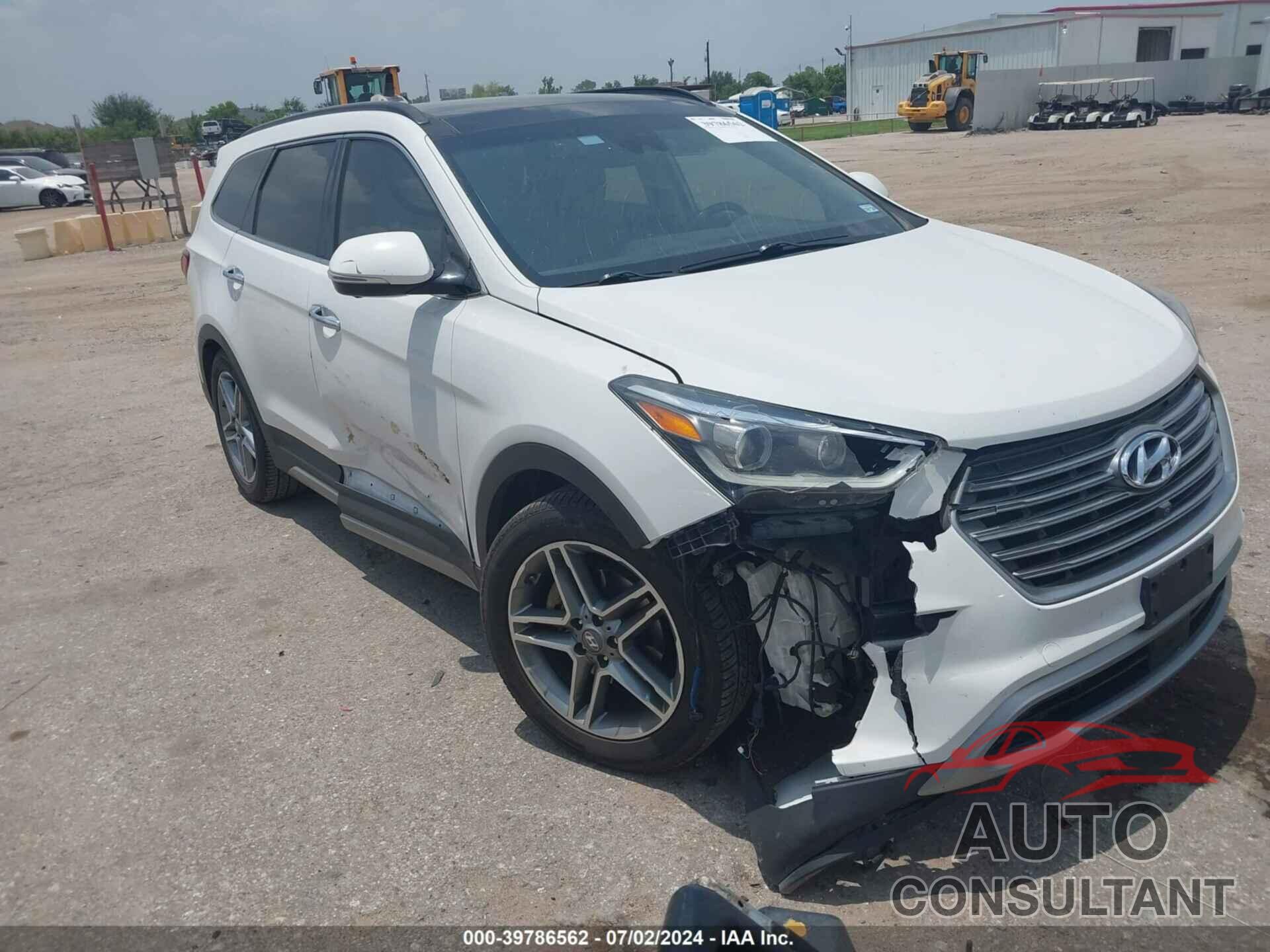 HYUNDAI SANTA FE 2017 - KM8SR4HF4HU241168