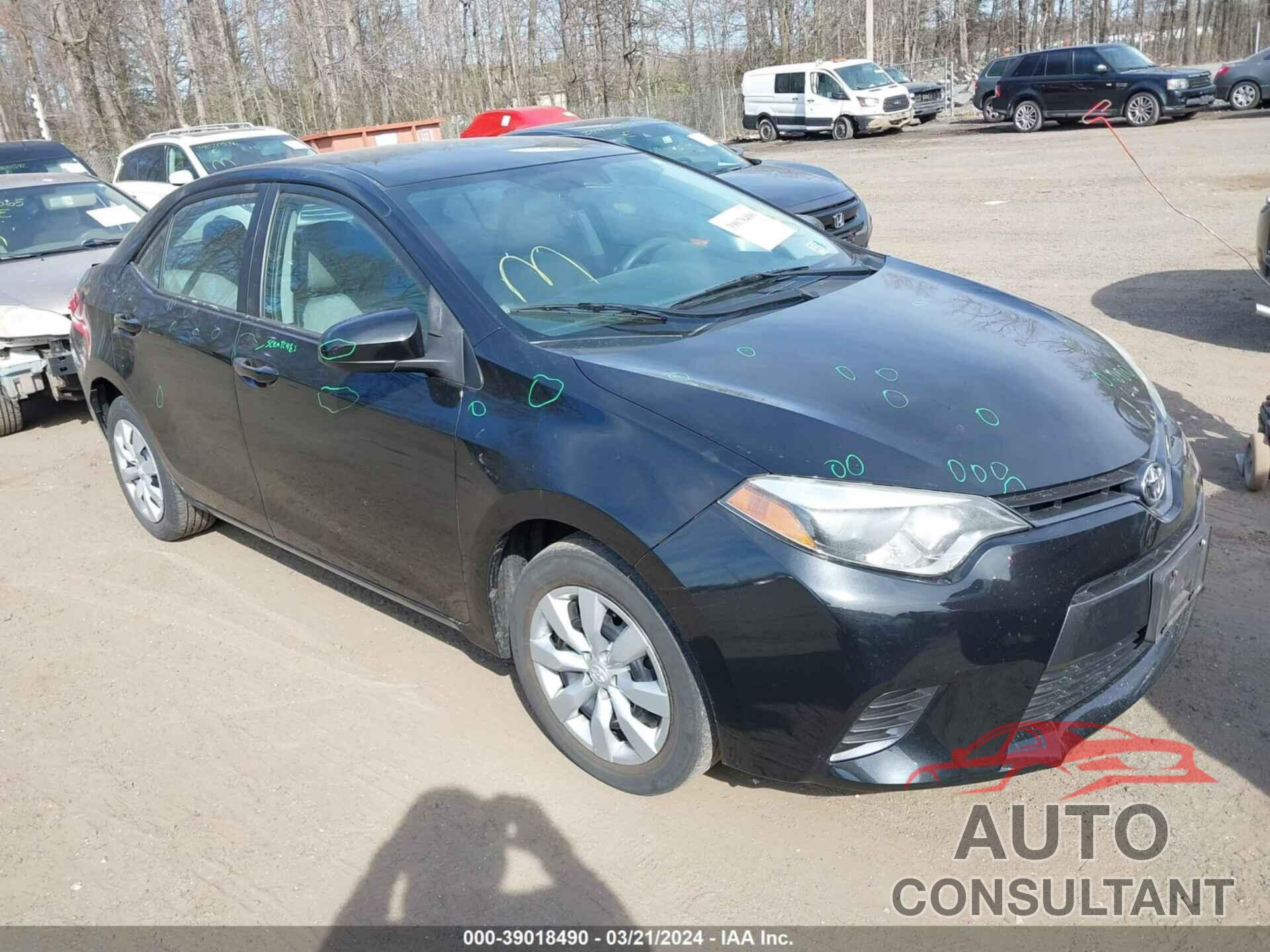 TOYOTA COROLLA 2016 - 5YFBURHE2GP540208