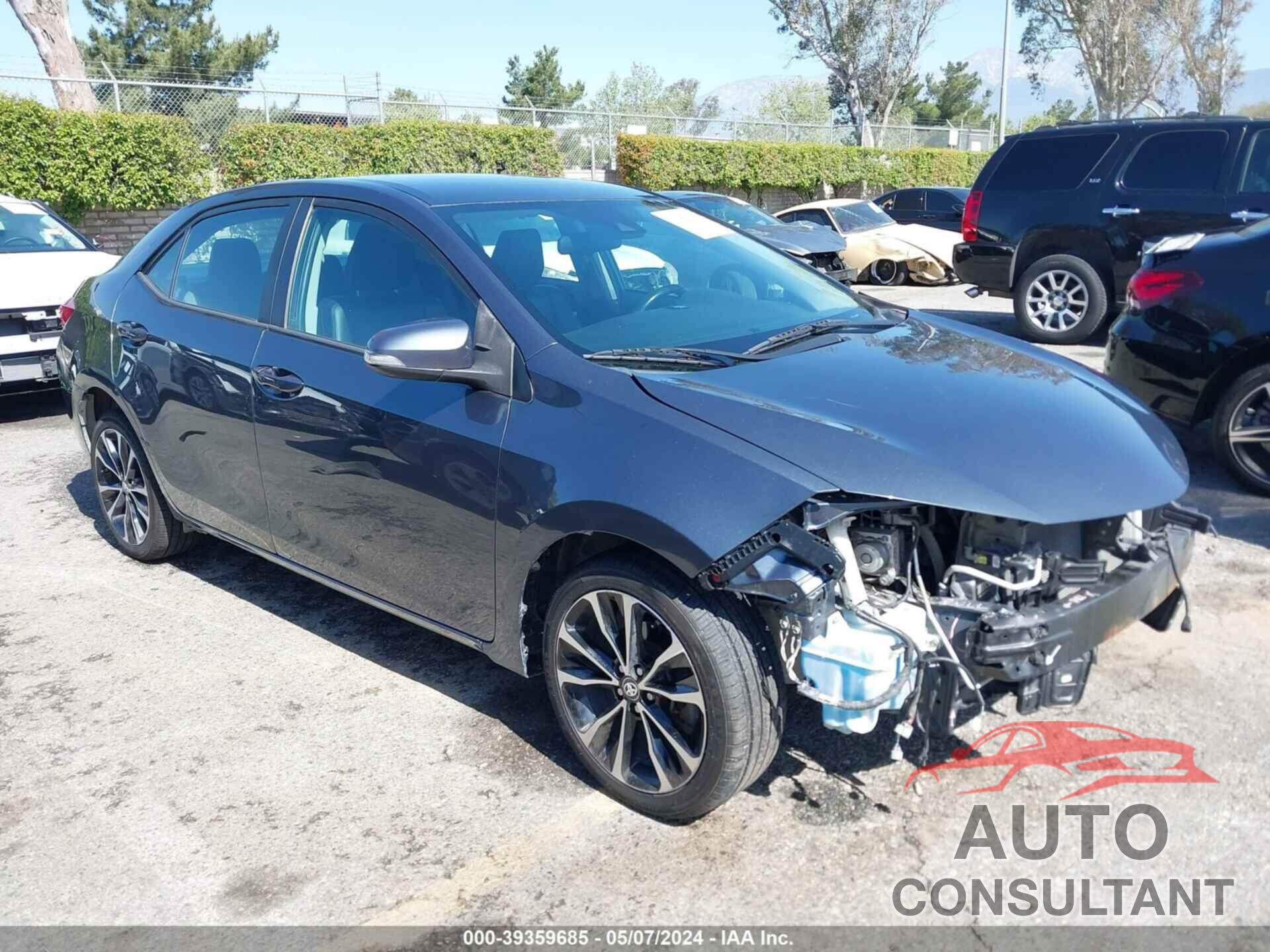 TOYOTA COROLLA 2018 - 2T1BURHE0JC025246