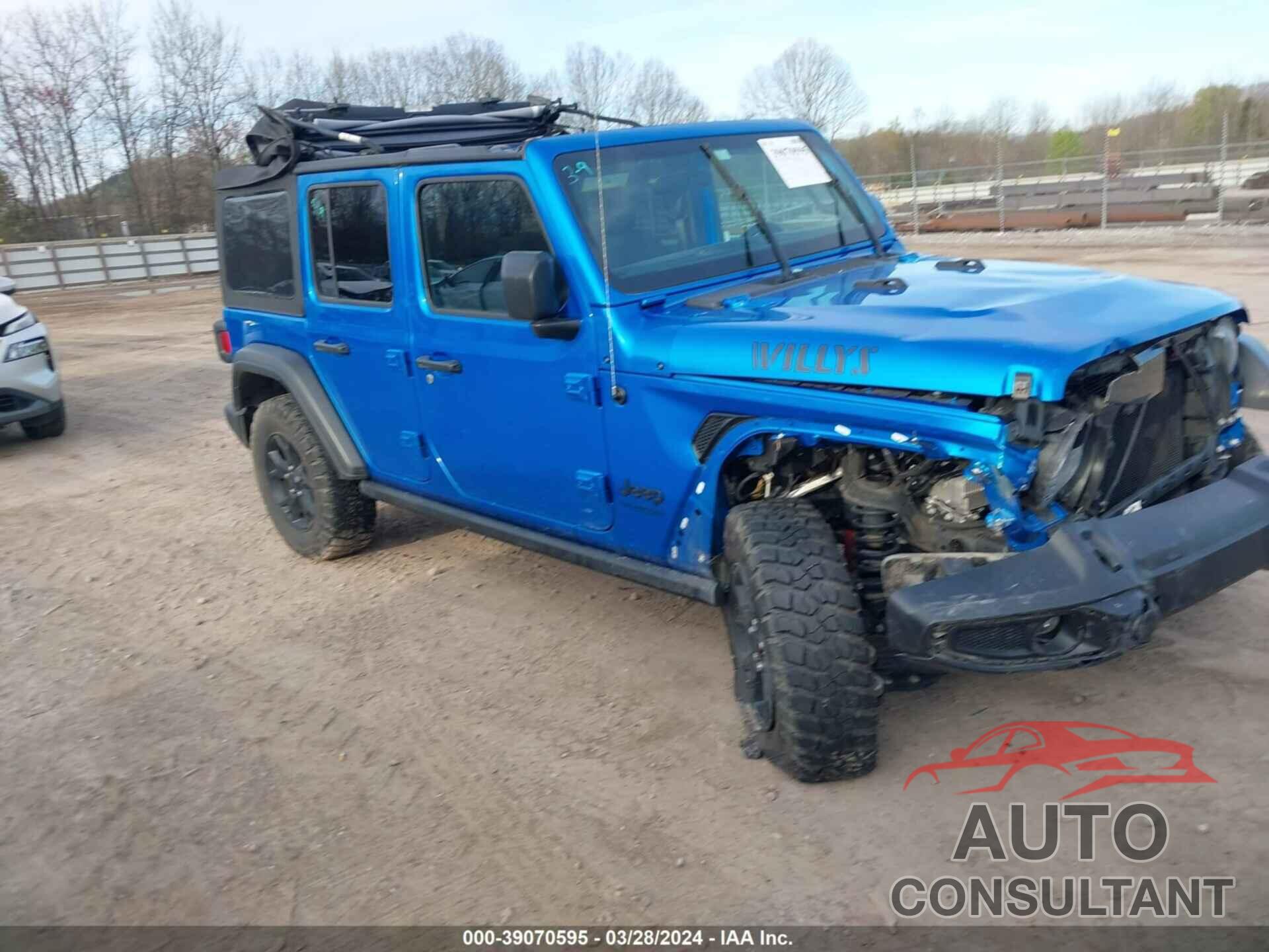 JEEP WRANGLER UNLIMITED 2021 - 1C4HJXDG2MW801774