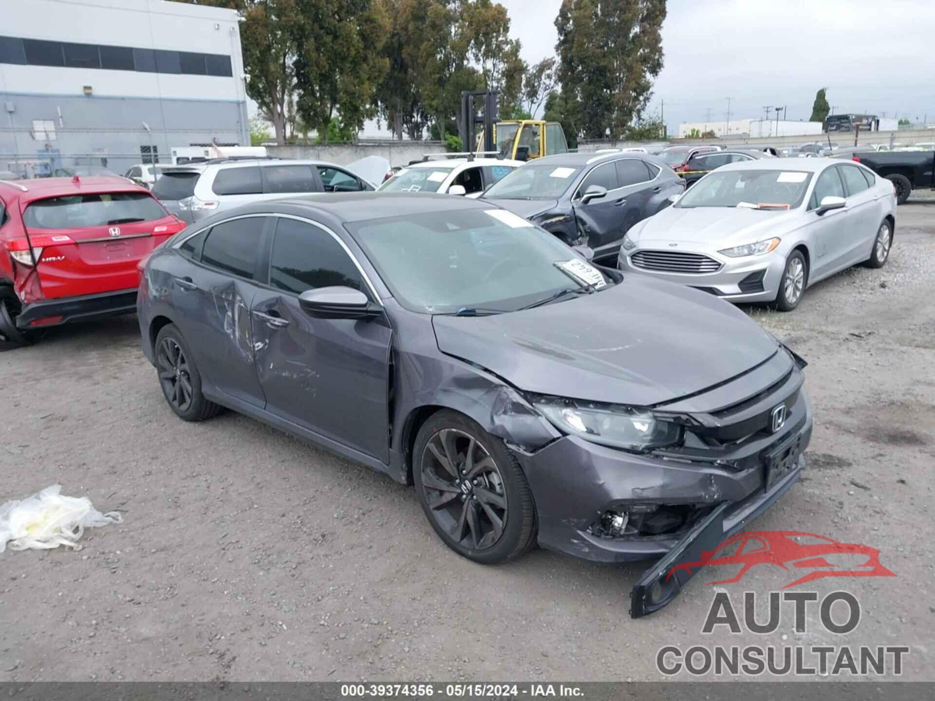 HONDA CIVIC 2019 - 2HGFC2F80KH507264