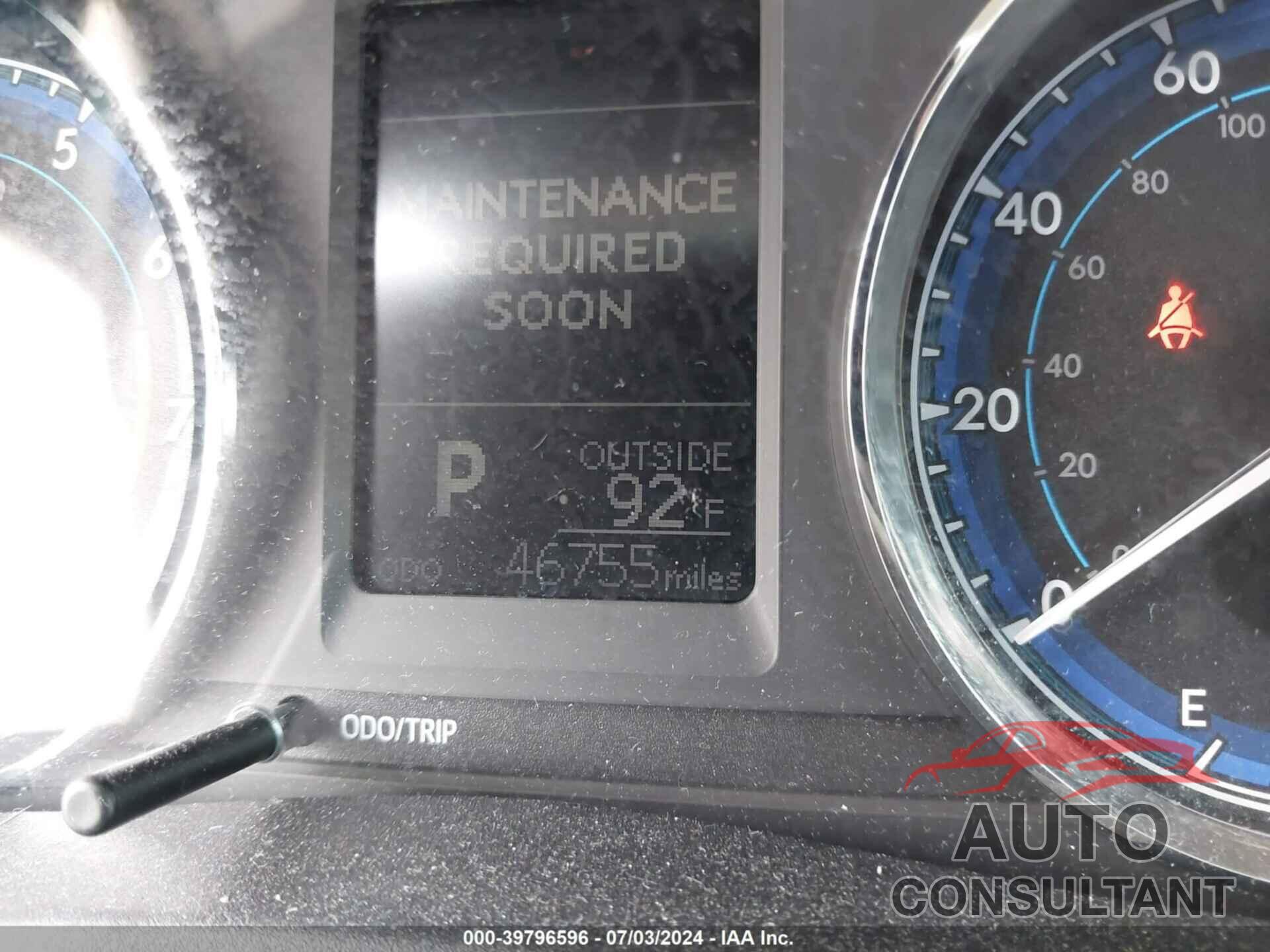 TOYOTA COROLLA 2019 - 2T1BURHEXKC210891