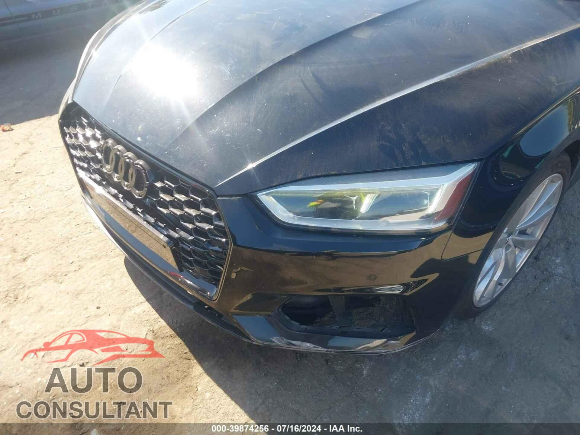 AUDI A5 2018 - WAUBNCF55JA132596