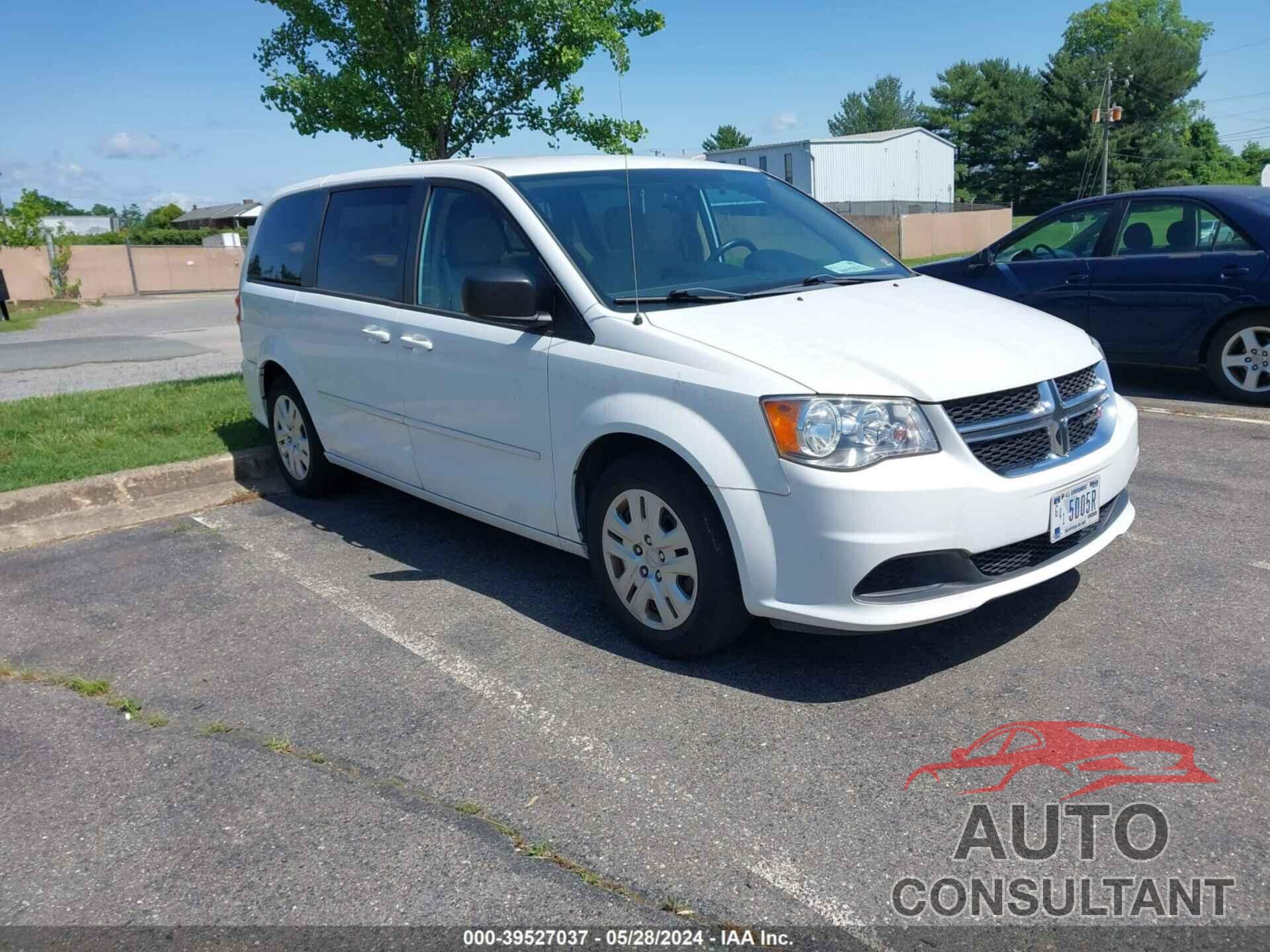 DODGE GRAND CARAVAN 2016 - 2C4RDGBG8GR122345