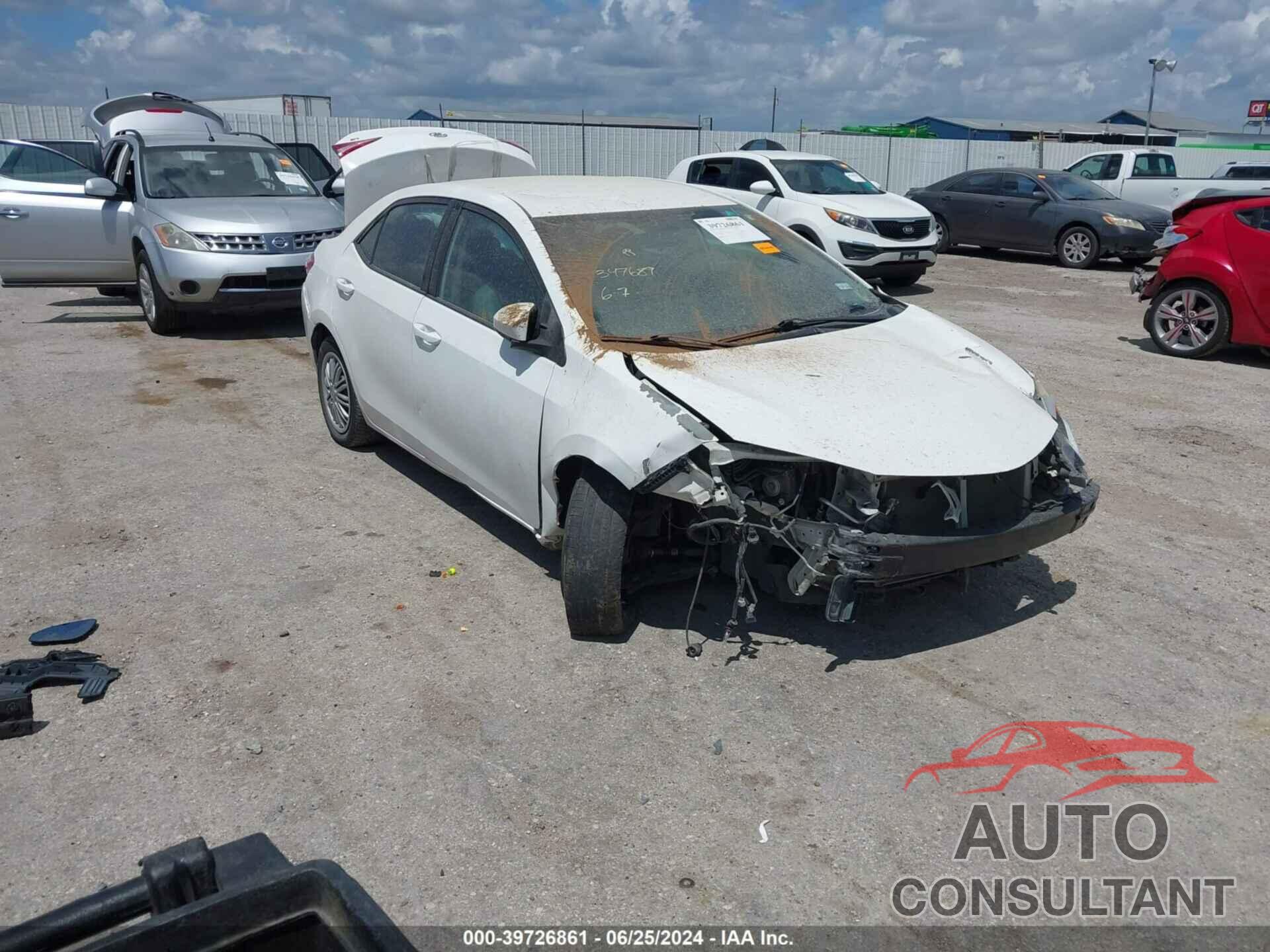 TOYOTA COROLLA 2016 - 5YFBURHE2GP511713