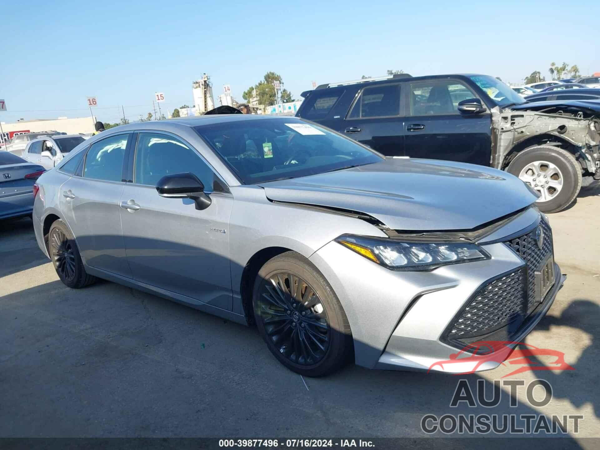 TOYOTA AVALON HYBRID 2019 - 4T1B21FB8KU009506