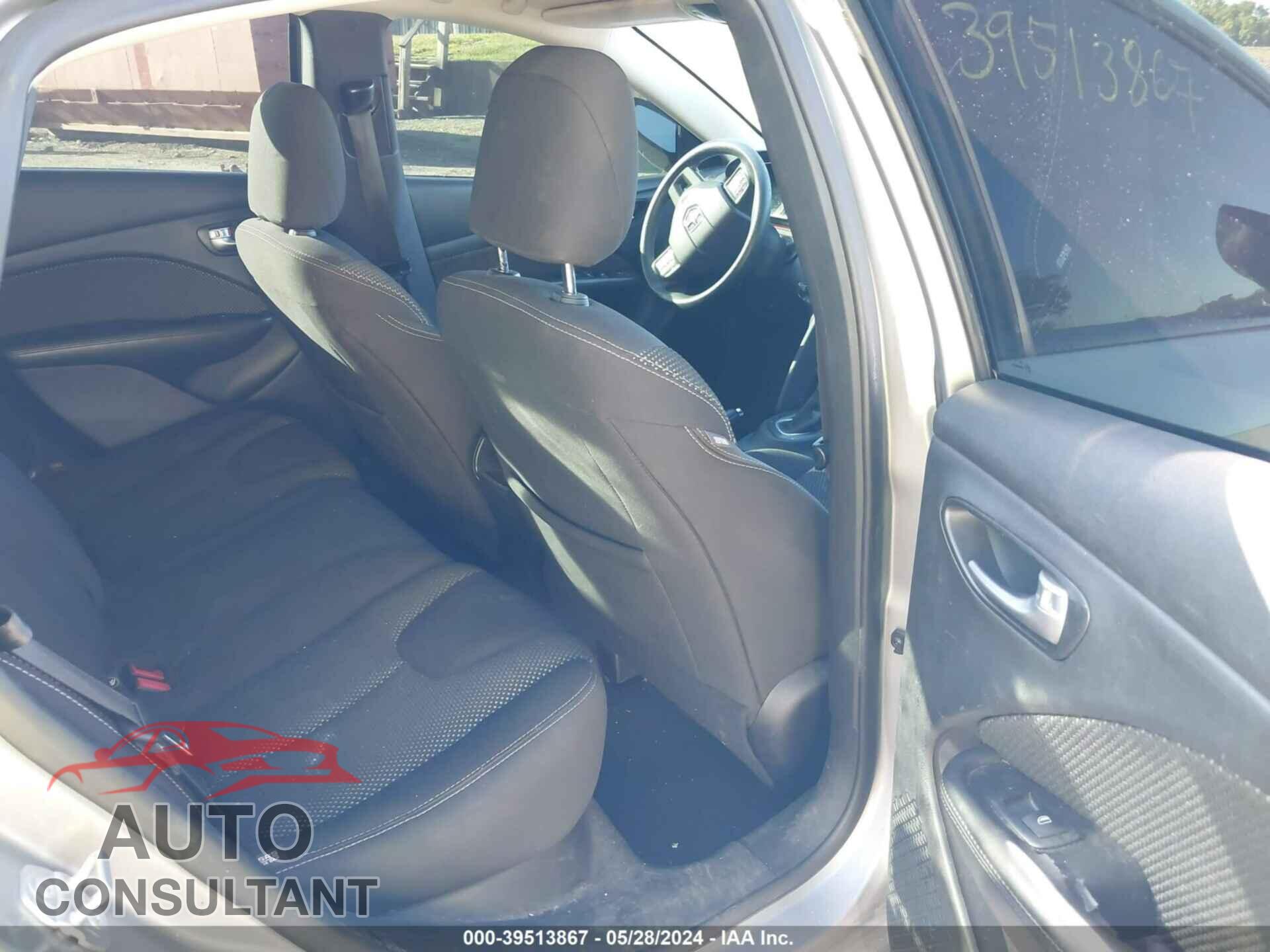 DODGE DART 2015 - 1C3CDFBB2FD415104