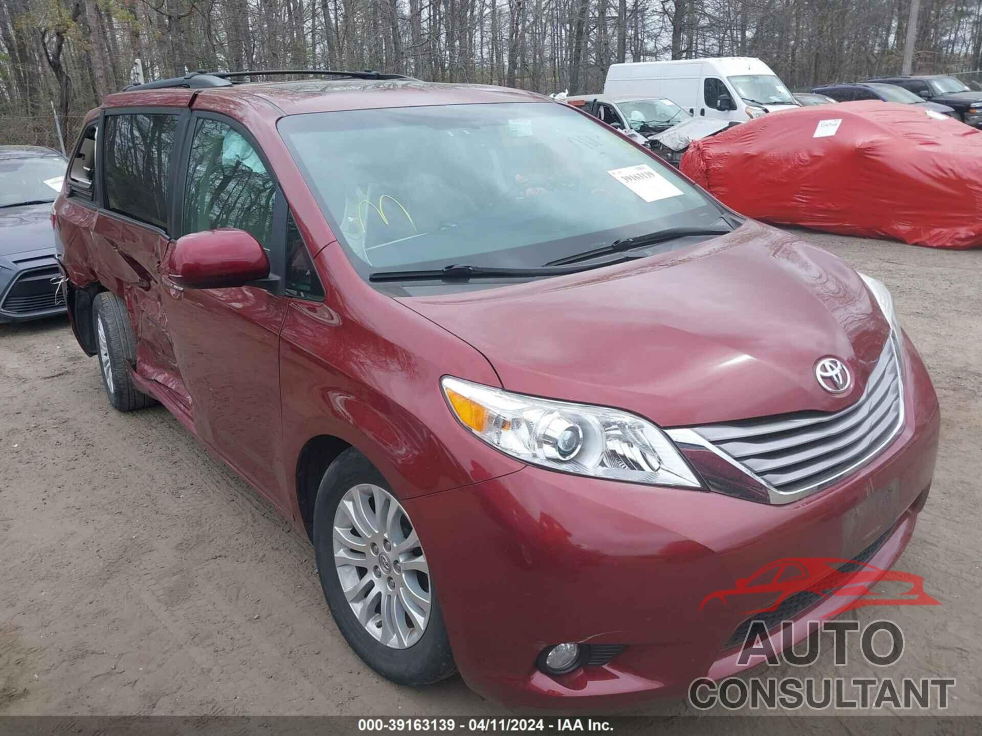 TOYOTA SIENNA 2016 - 5TDYK3DC4GS745506