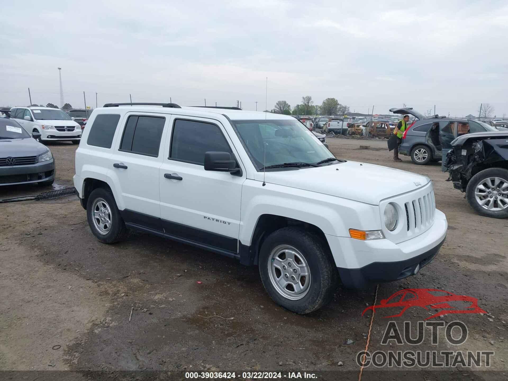 JEEP PATRIOT 2016 - 1C4NJPBA2GD547615