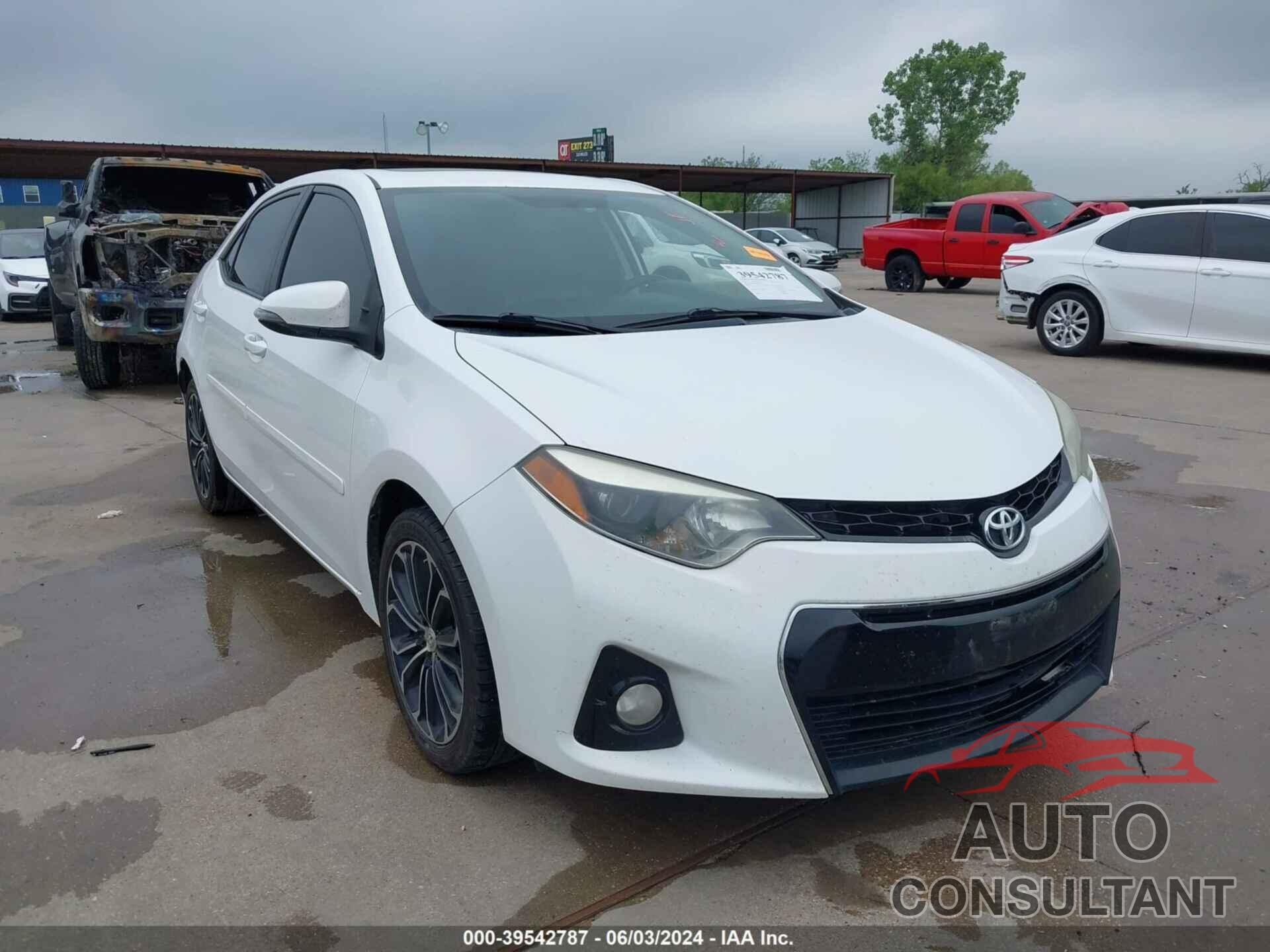 TOYOTA COROLLA 2016 - 2T1BURHE8GC528693