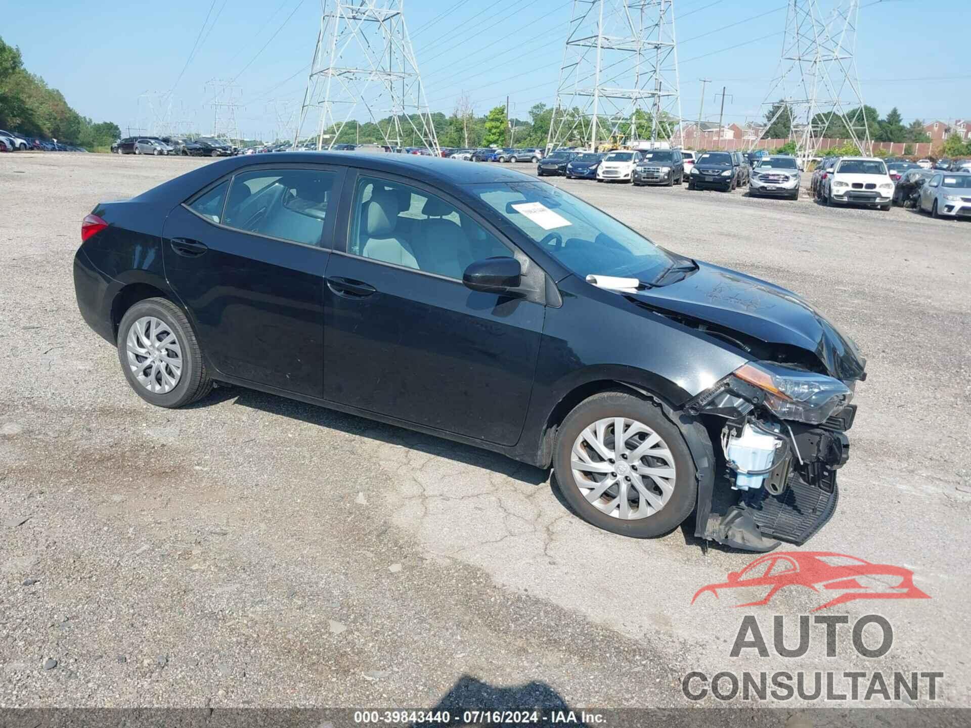 TOYOTA COROLLA 2017 - 2T1BURHE8HC960301