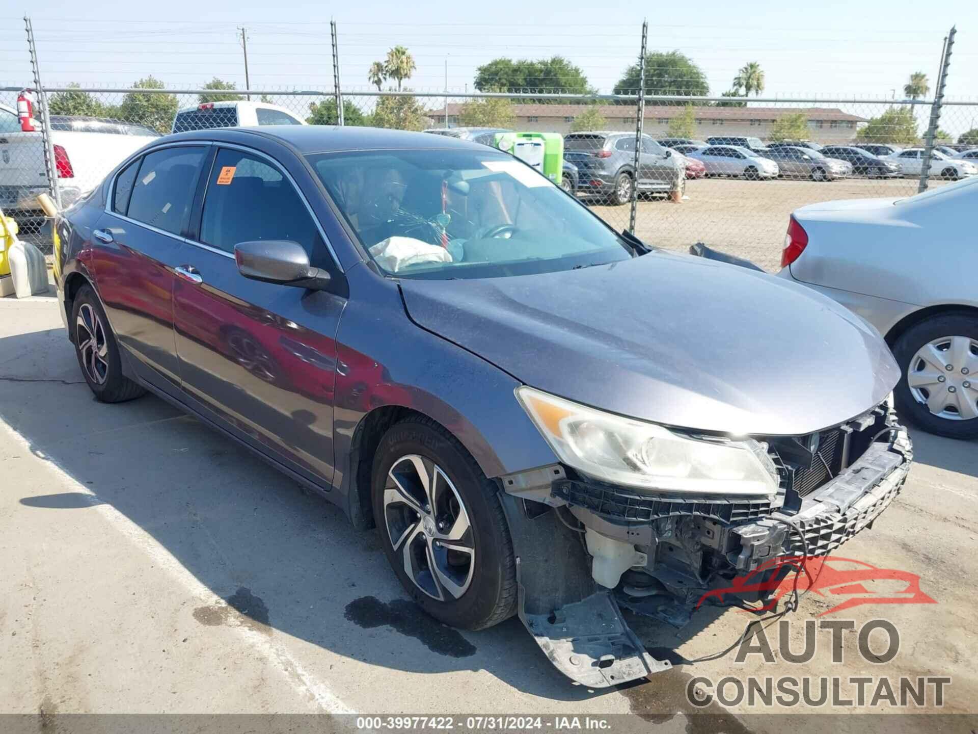 HONDA ACCORD 2017 - 1HGCR2F39HA191165