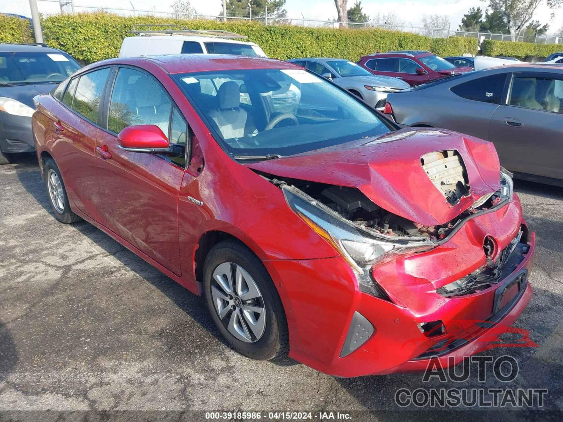 TOYOTA PRIUS 2017 - JTDKBRFU3H3557139