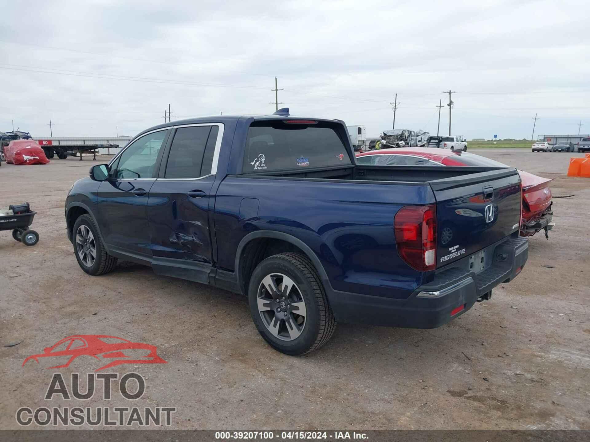 HONDA RIDGELINE 2017 - 5FPYK3F69HB005602