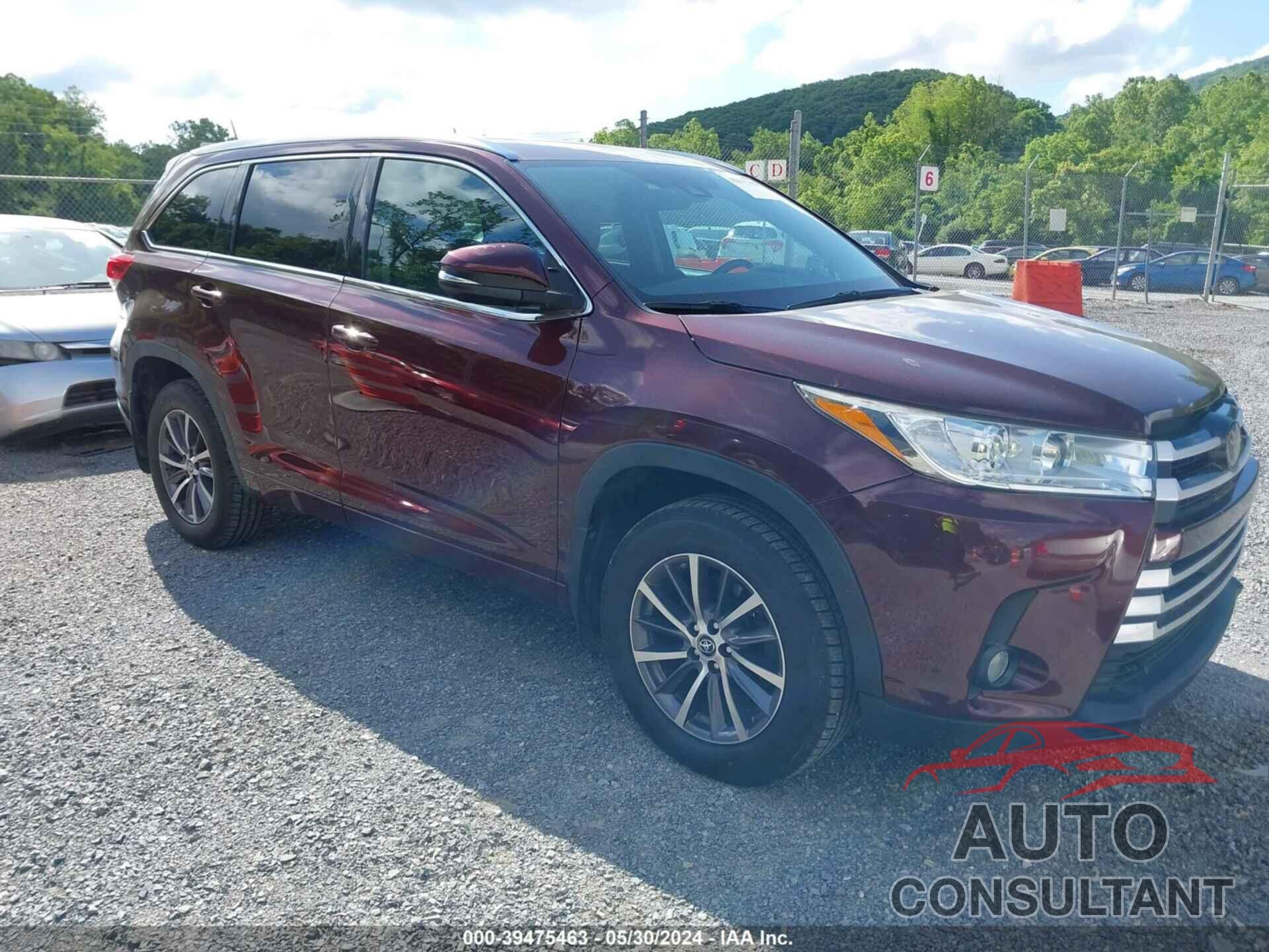 TOYOTA HIGHLANDER 2017 - 5TDJZRFH8HS383738