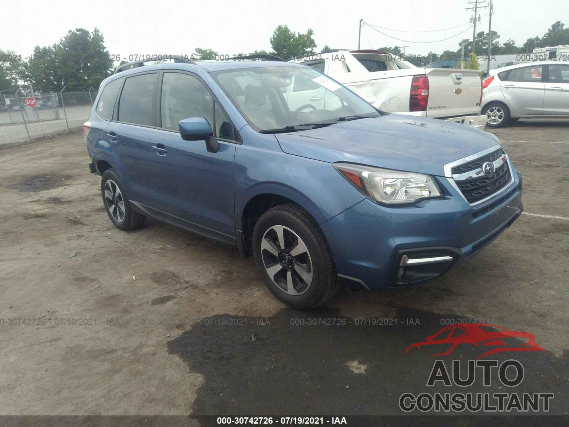 SUBARU FORESTER 2018 - JF2SJAGC2JH470482