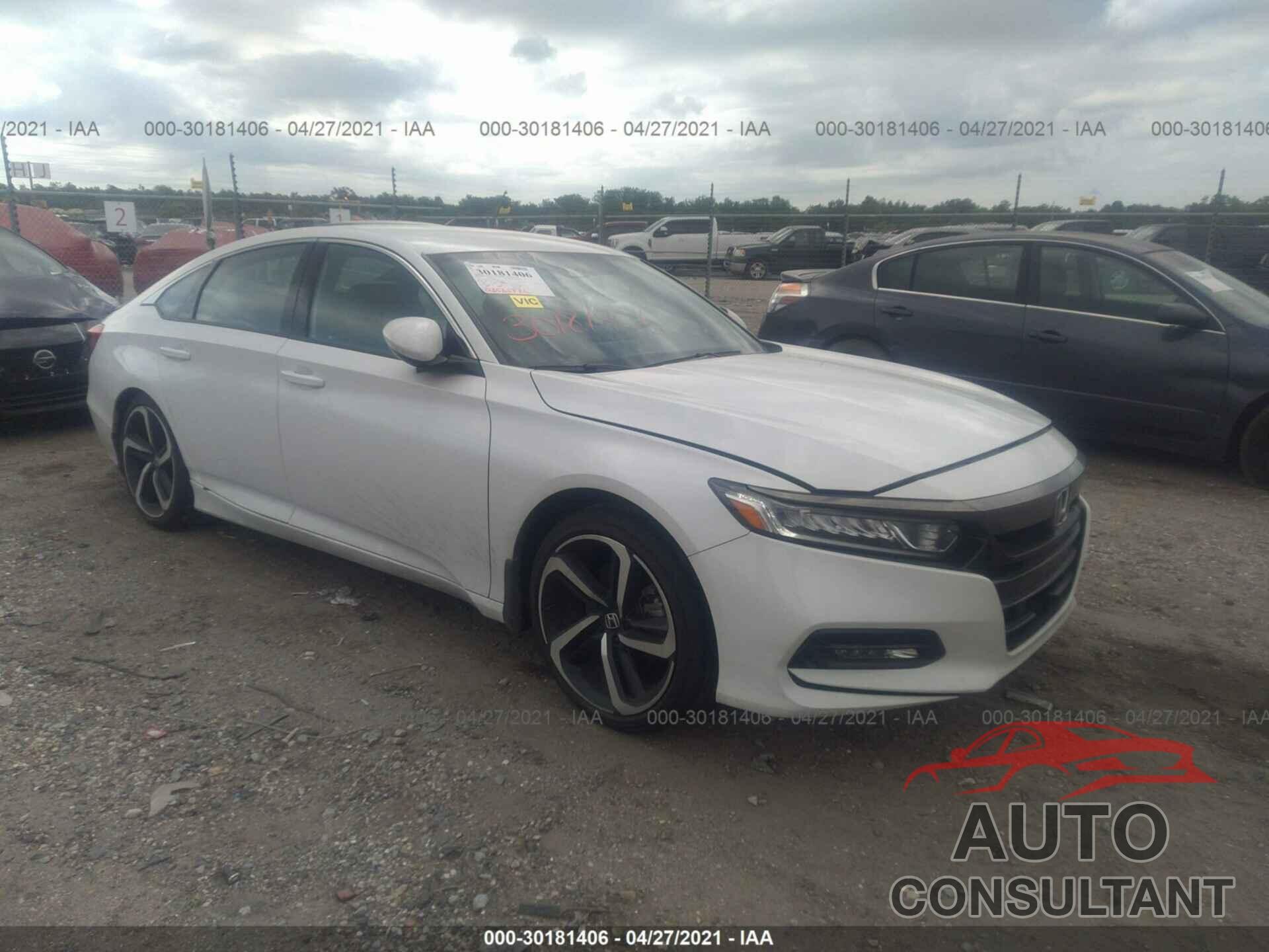 HONDA ACCORD SEDAN 2019 - 1HGCV1F37KA168366