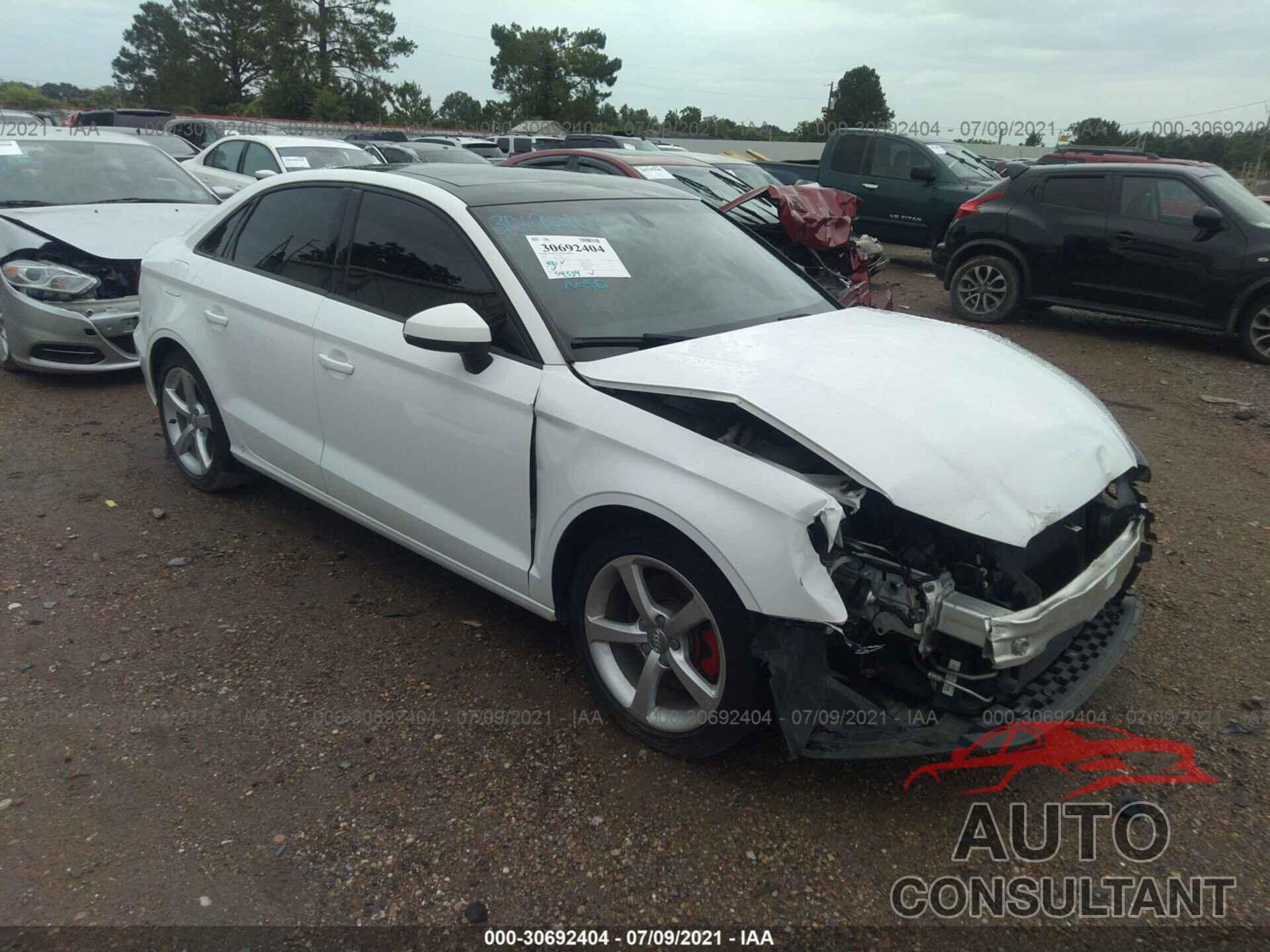 AUDI A3 2016 - WAUA7GFF0G1024546