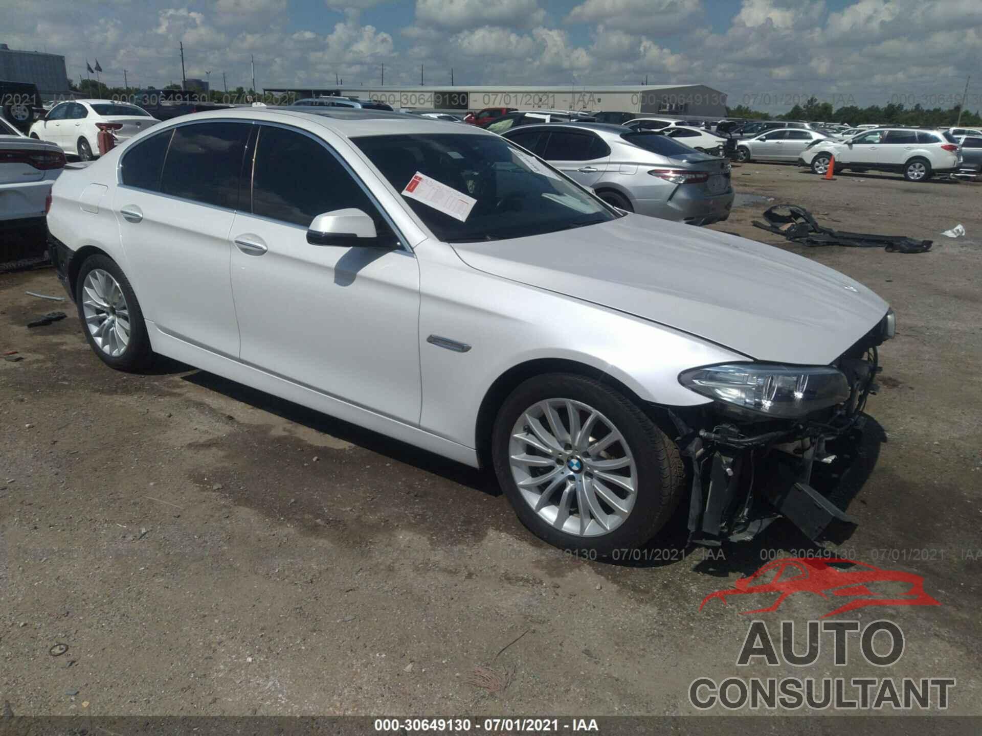 BMW 5 SERIES 2016 - WBA5A5C5XGG351598