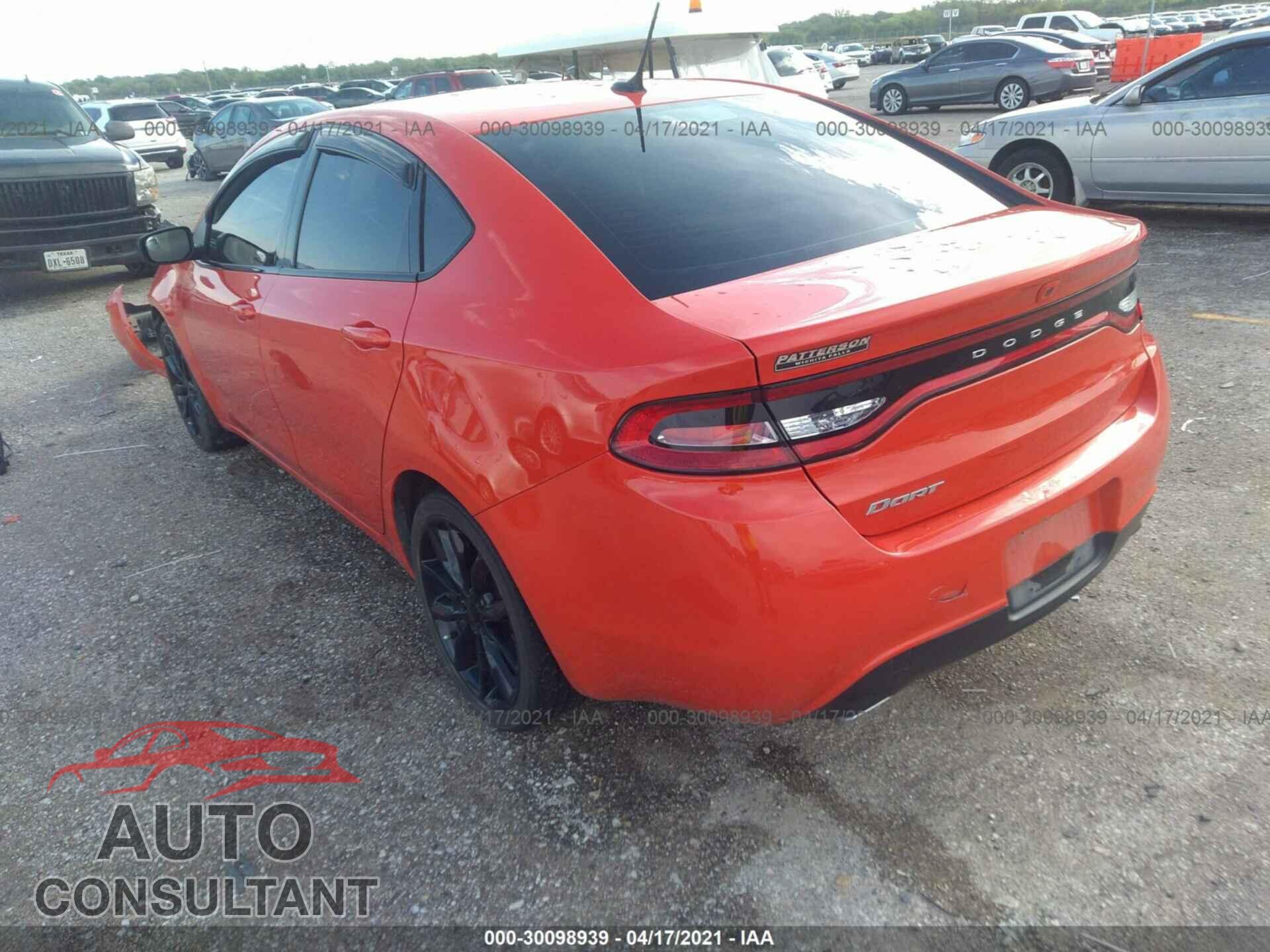DODGE DART 2016 - 1C3CDFBB0GD701275