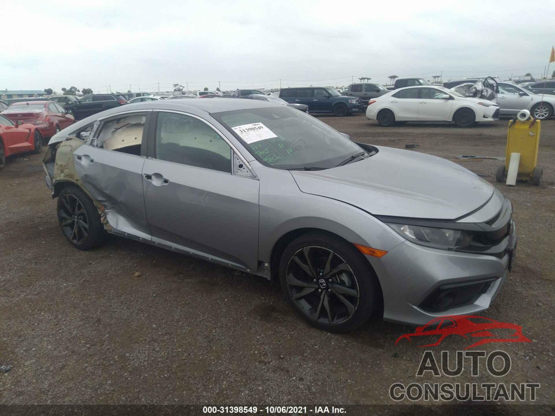 HONDA CIVIC SEDAN 2019 - 2HGFC2F85KH562874