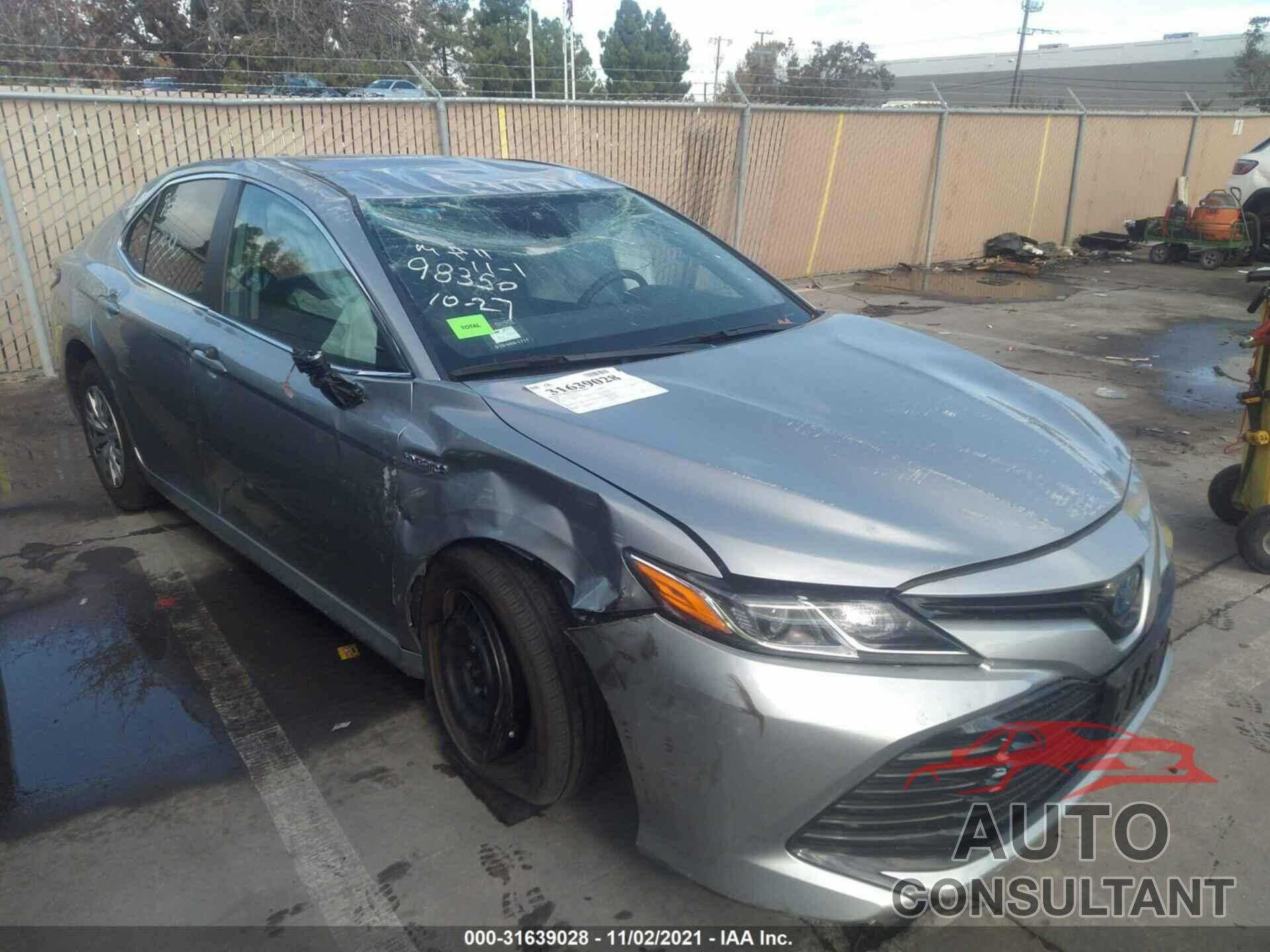 TOYOTA CAMRY 2020 - 4T1C31AK3LU527923