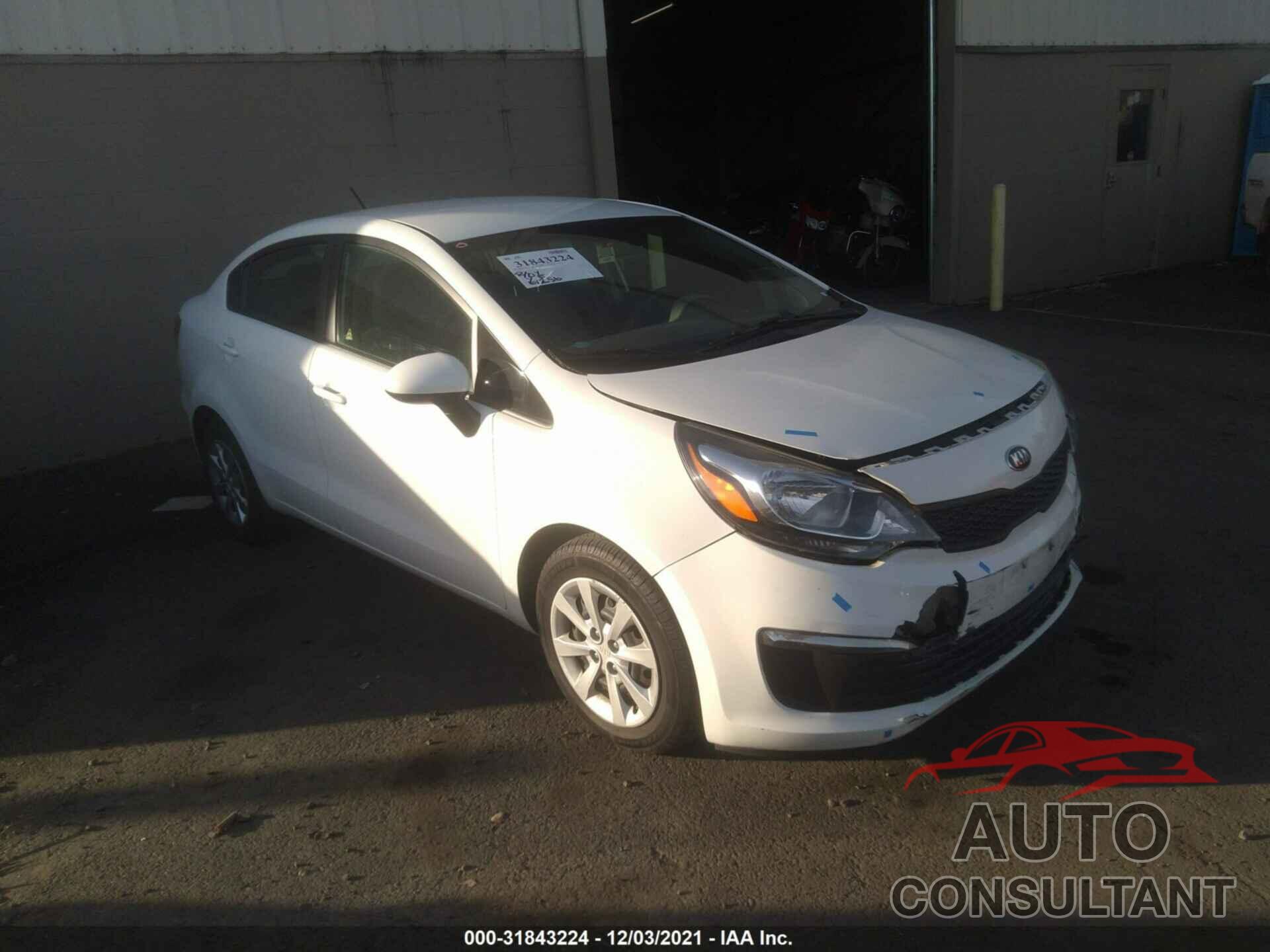 KIA RIO 2016 - KNADM4A37G6604607
