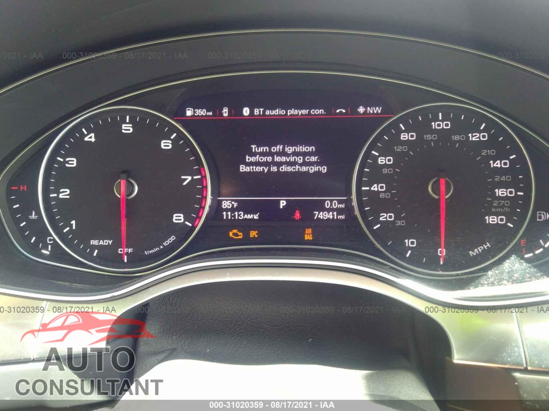 AUDI A6 2016 - WAUGFAFCXGN132939
