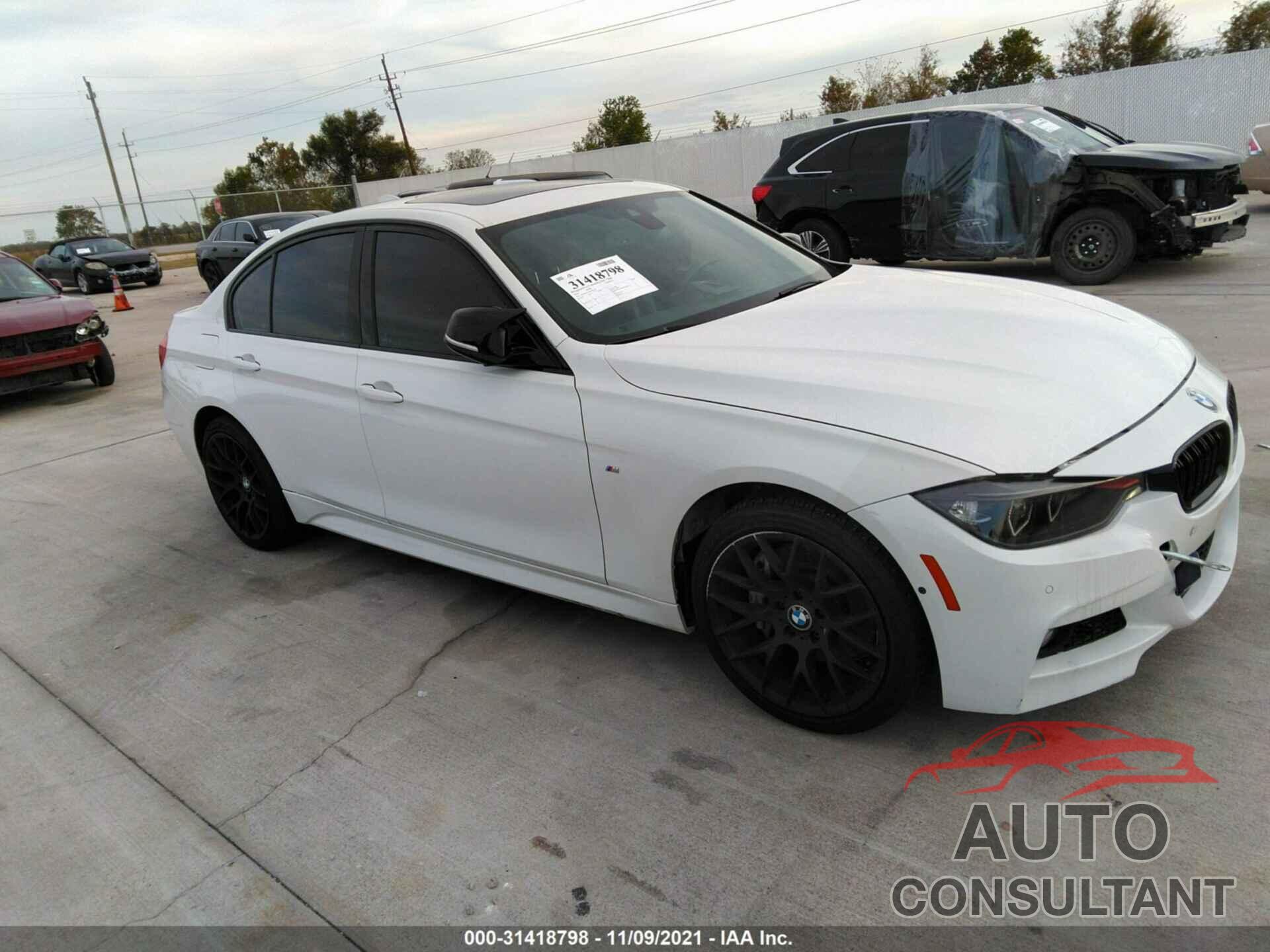 BMW 3 SERIES 2016 - WBA8E3C50GK501124