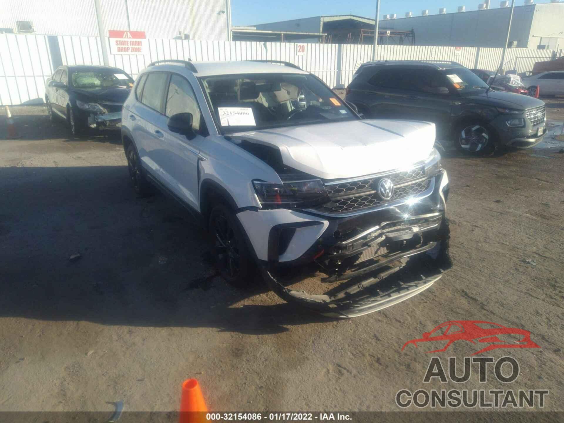 VOLKSWAGEN TAOS 2022 - 3VVCX7B24NM008804