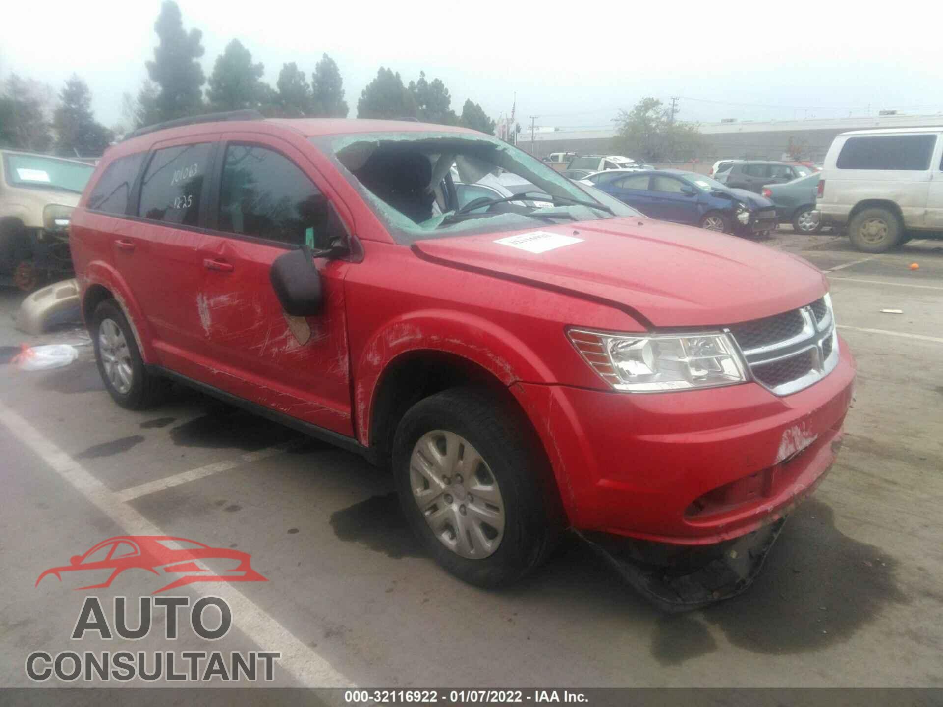 DODGE JOURNEY 2017 - 3C4PDCAB0HT609687