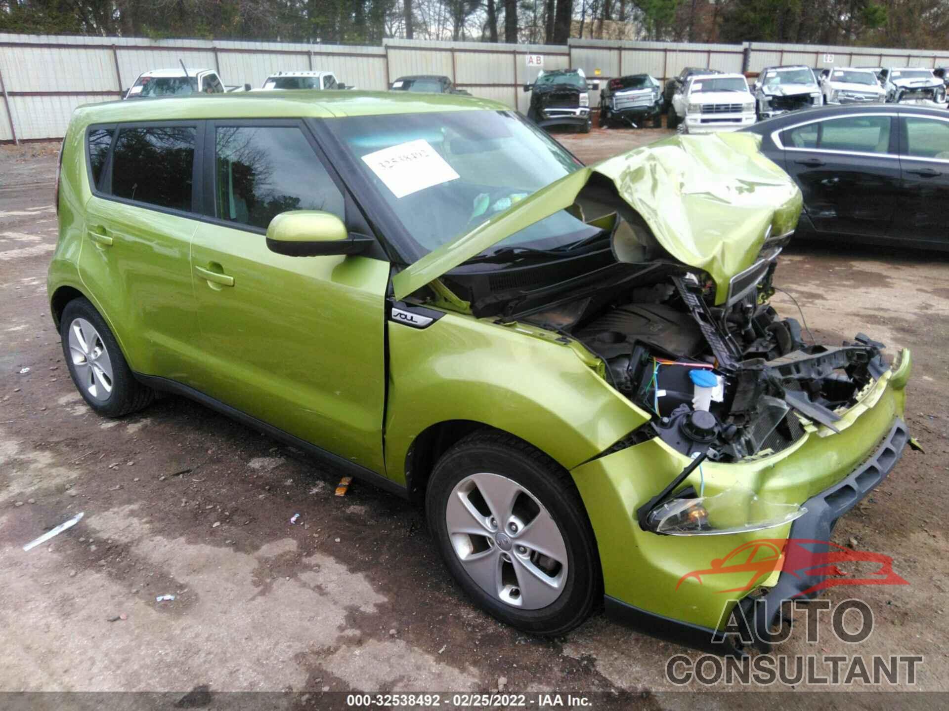 KIA SOUL 2016 - KNDJN2A27G7824435