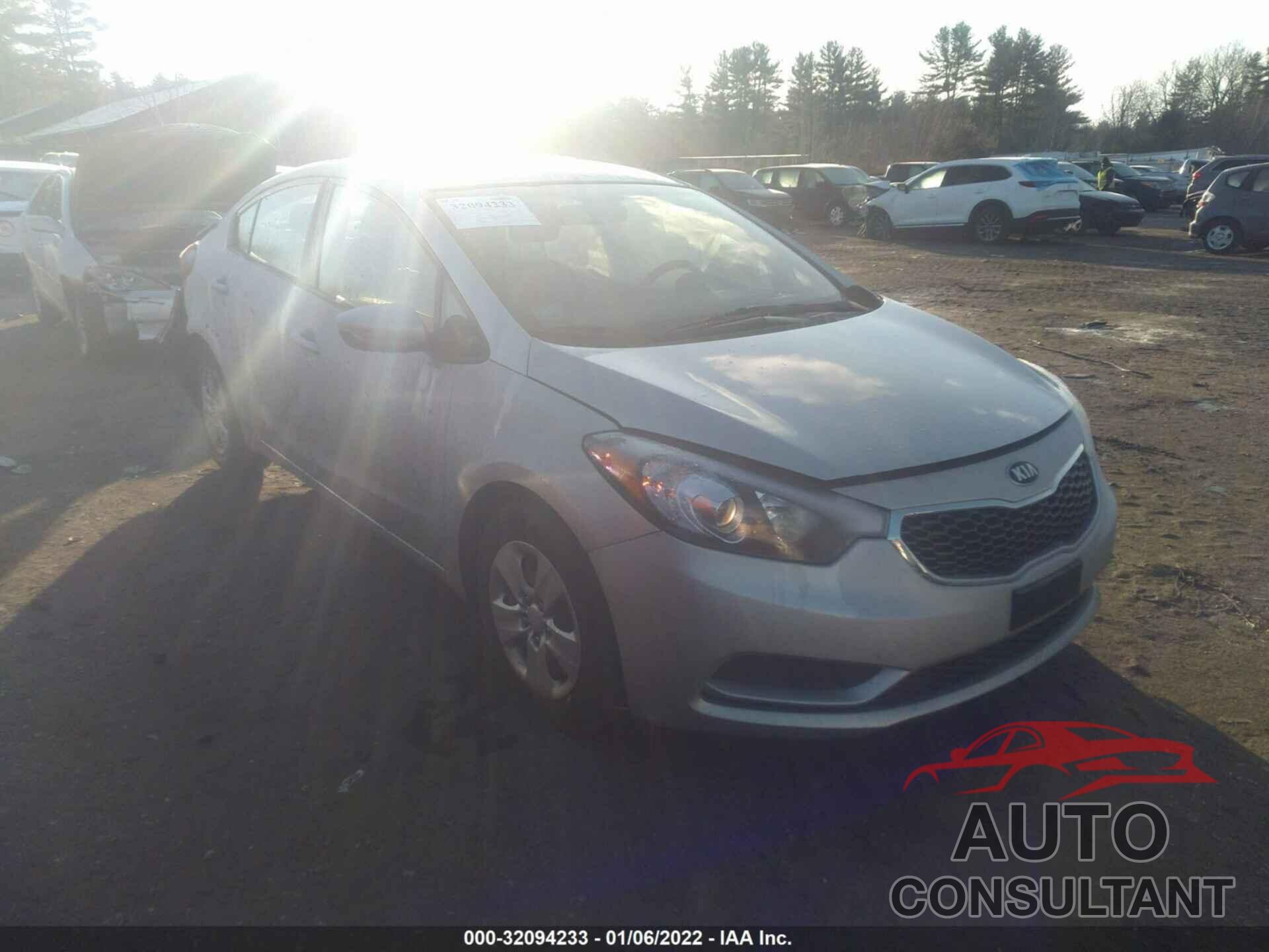 KIA FORTE 2016 - KNAFK4A69G5500652