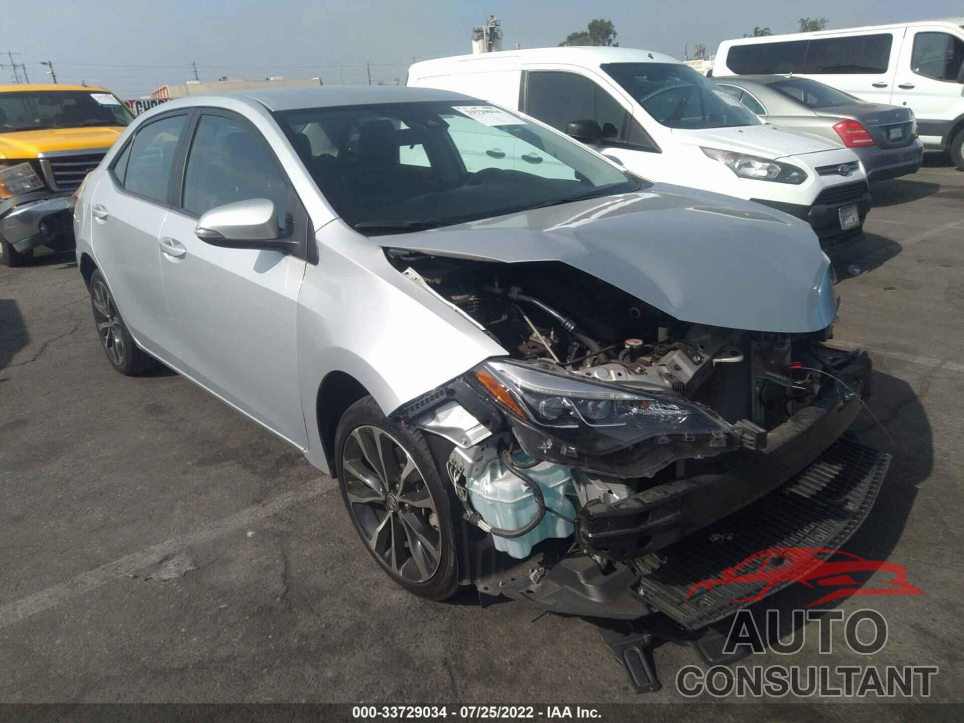 TOYOTA COROLLA 2018 - 2T1BURHE7JC098517