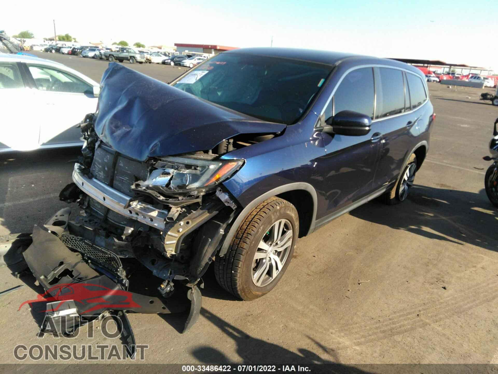 HONDA PILOT 2017 - 5FNYF5H32HB036945