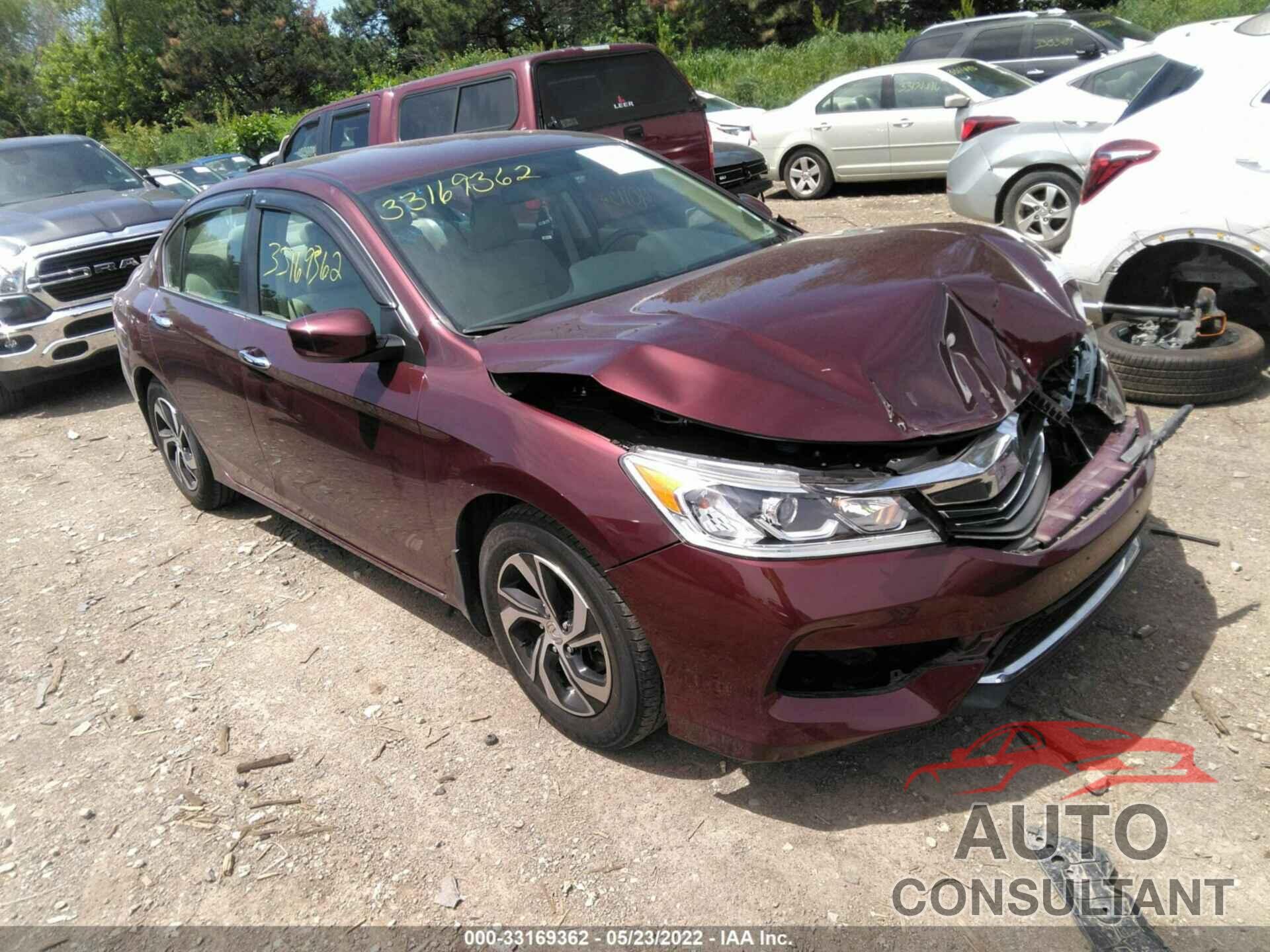 HONDA ACCORD SEDAN 2016 - 1HGCR2F36GA141385