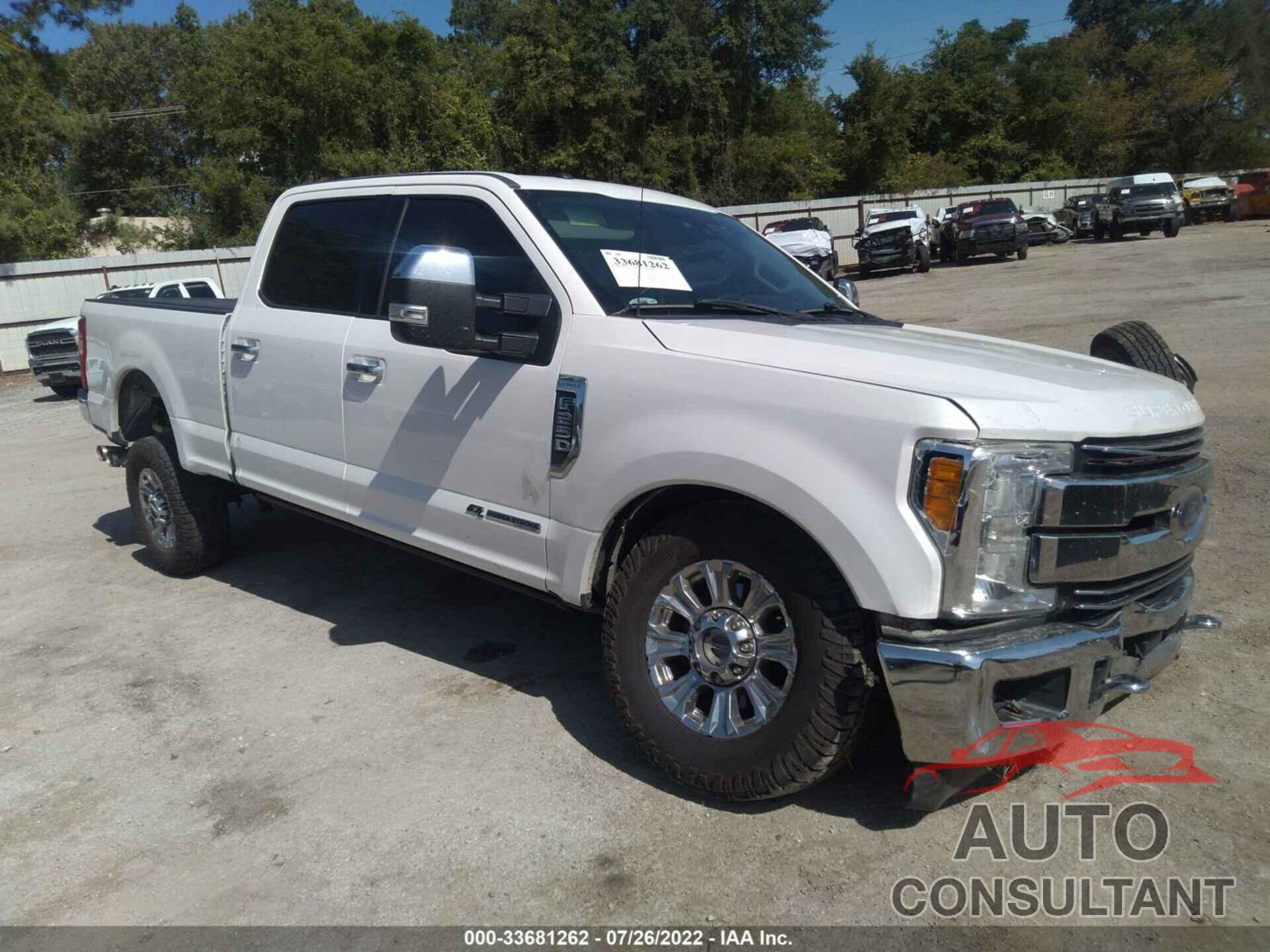 FORD SUPER DUTY F-250 SRW 2017 - 1FT7W2BT7HED07471