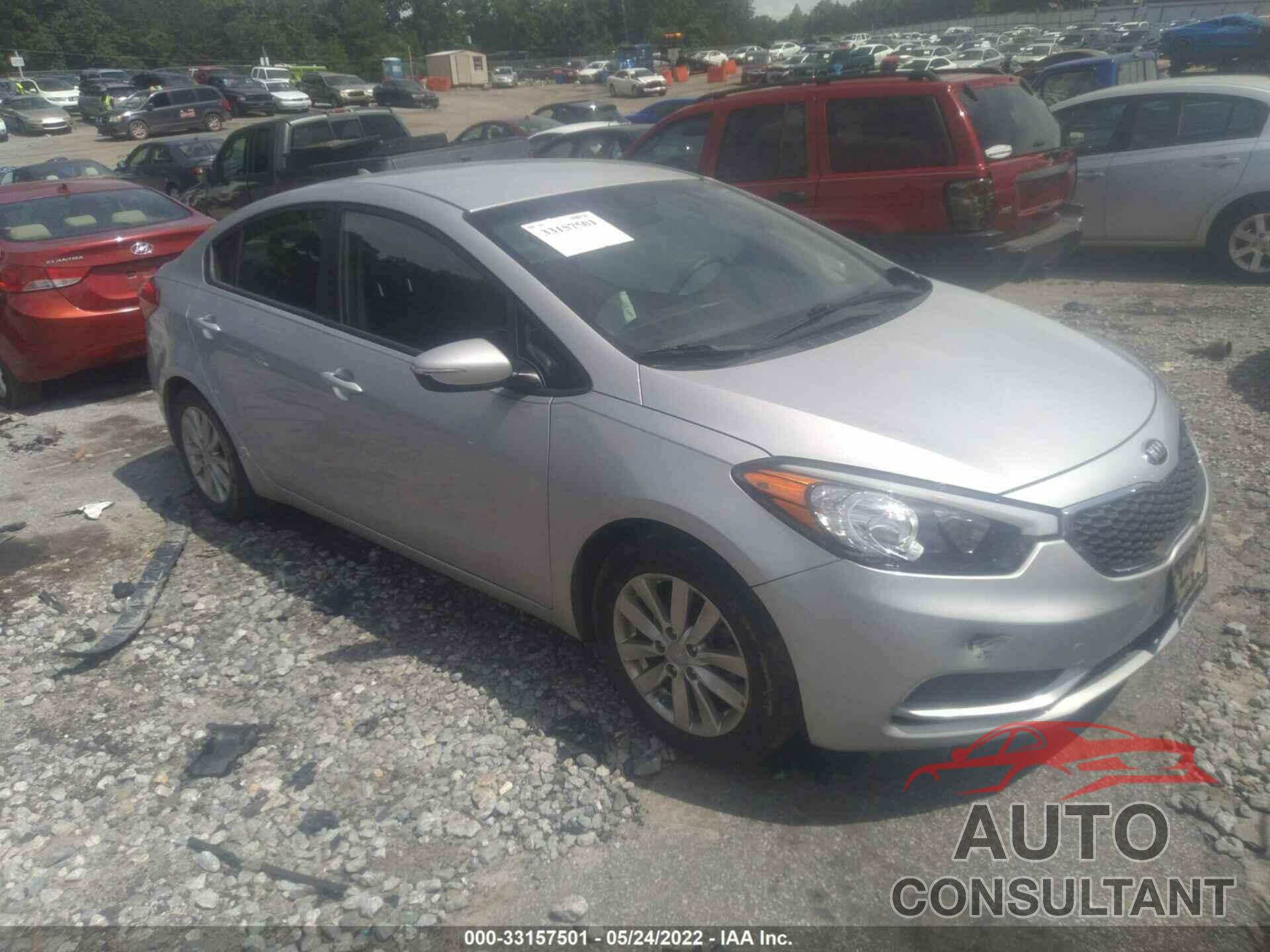 KIA FORTE 2016 - KNAFX4A68G5582228