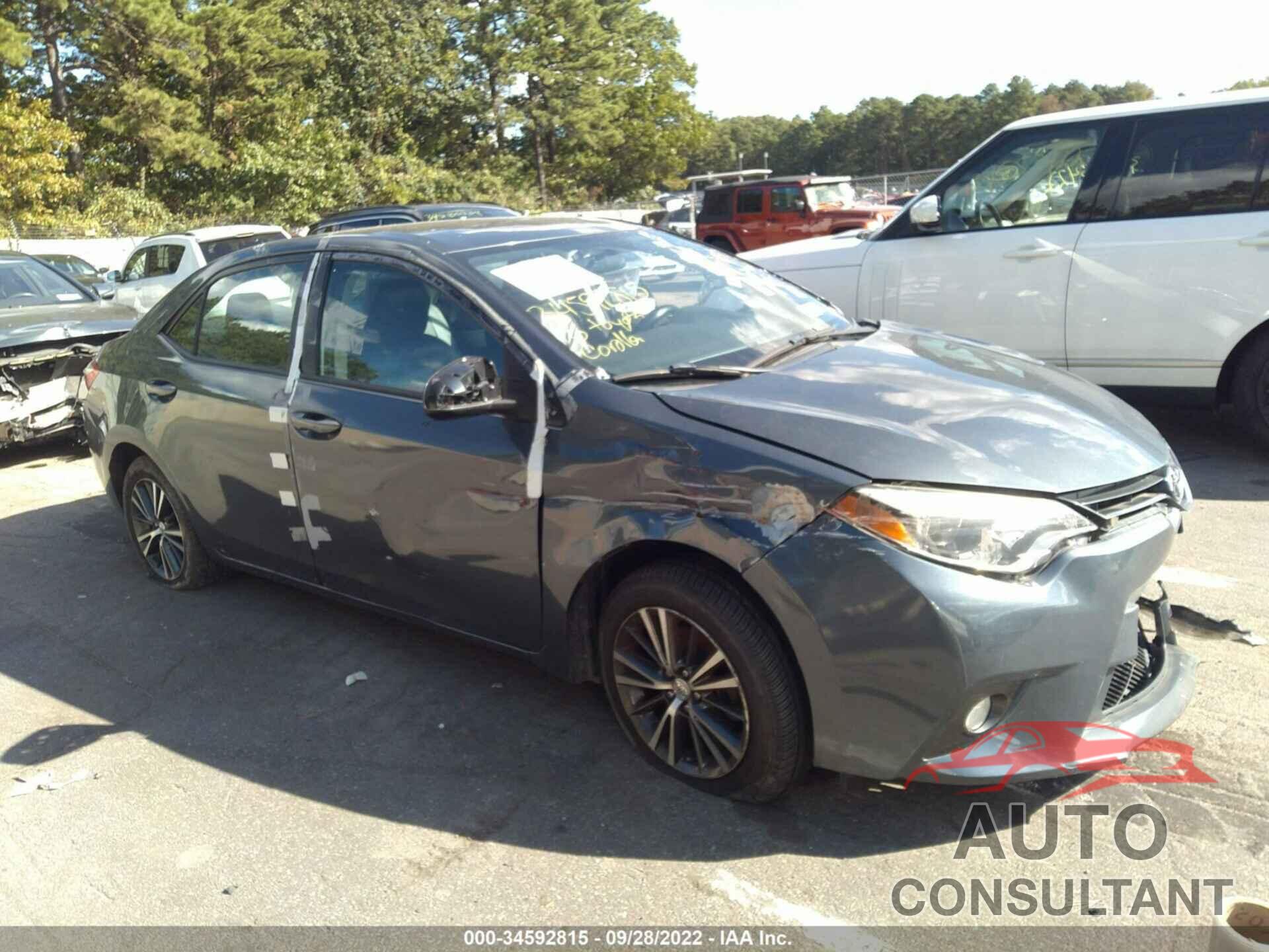TOYOTA COROLLA 2016 - 2T1BURHE9GC610318