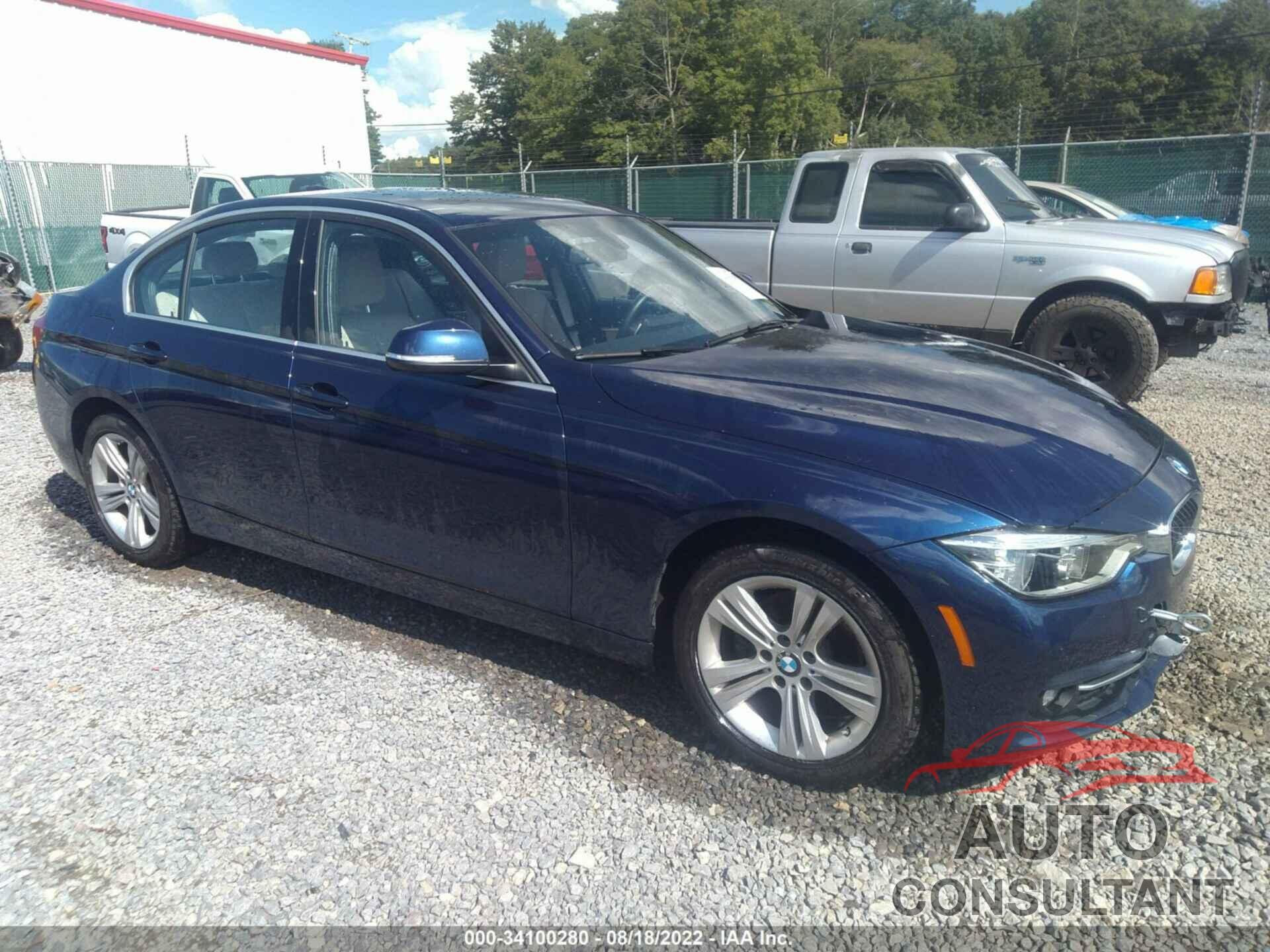 BMW 3 SERIES 2017 - WBA8D9G5XHNT91456