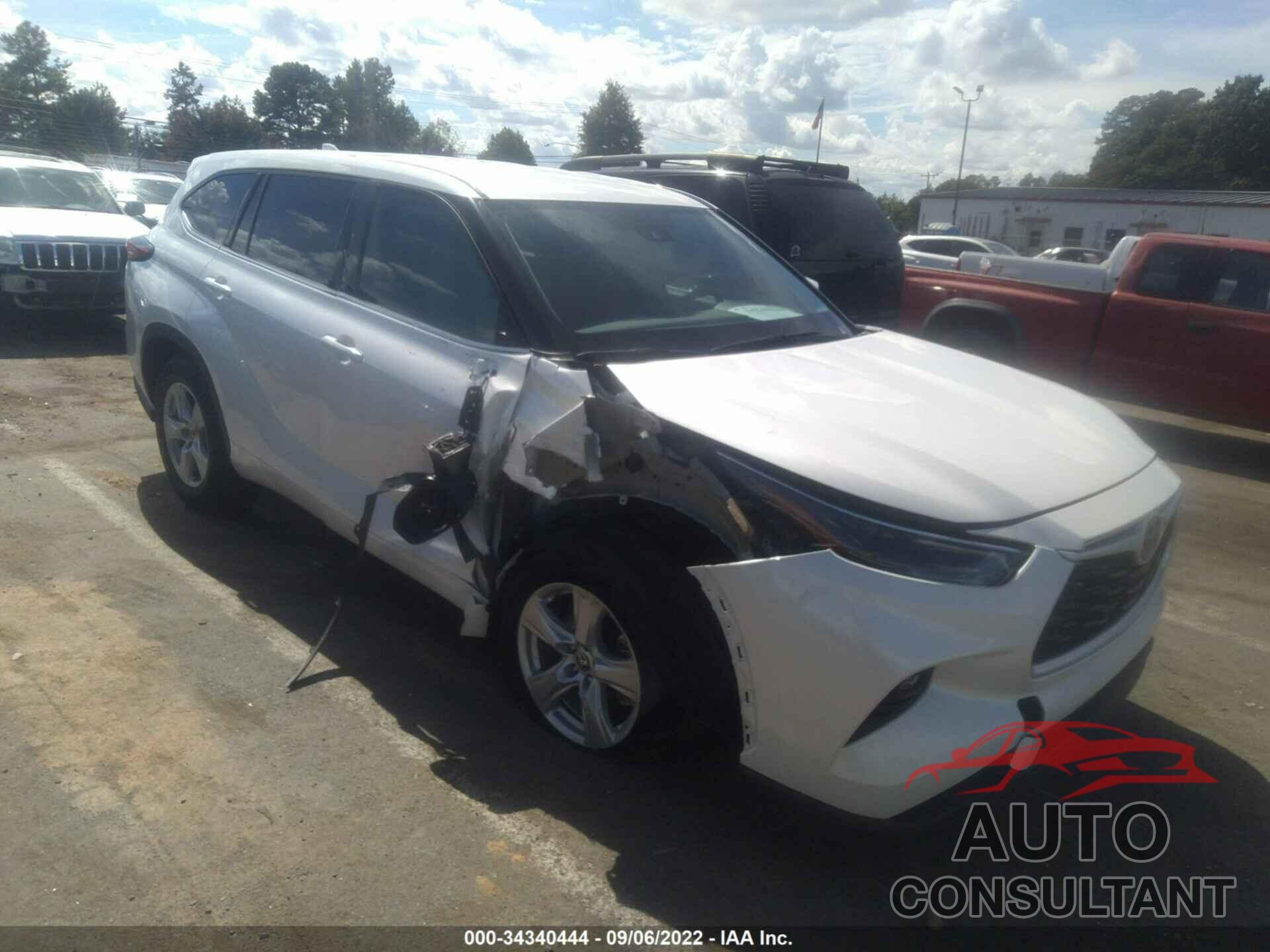 TOYOTA HIGHLANDER 2021 - 5TDZZRAH3MS044017