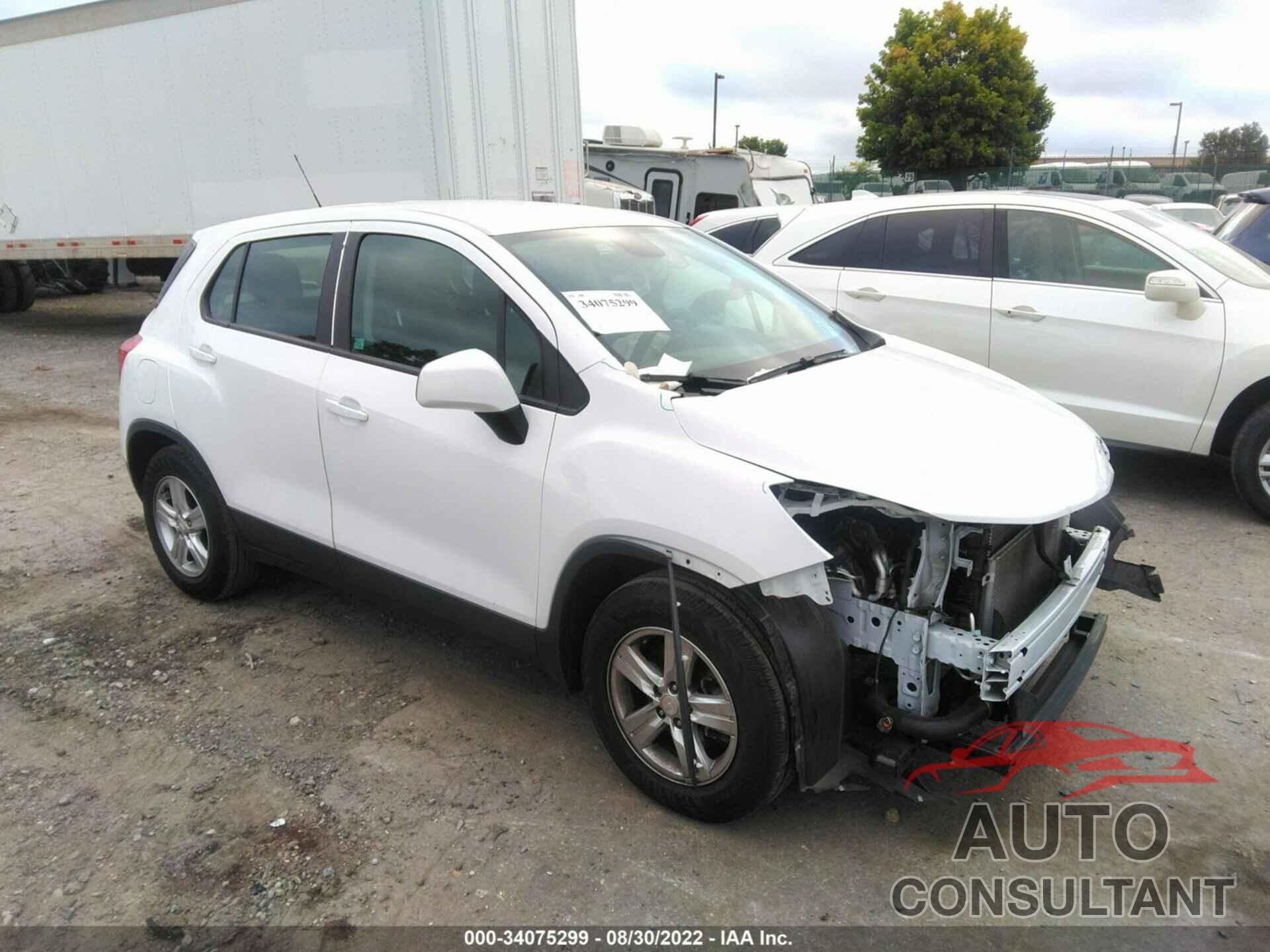 CHEVROLET TRAX 2019 - 3GNCJKSB0KL364937