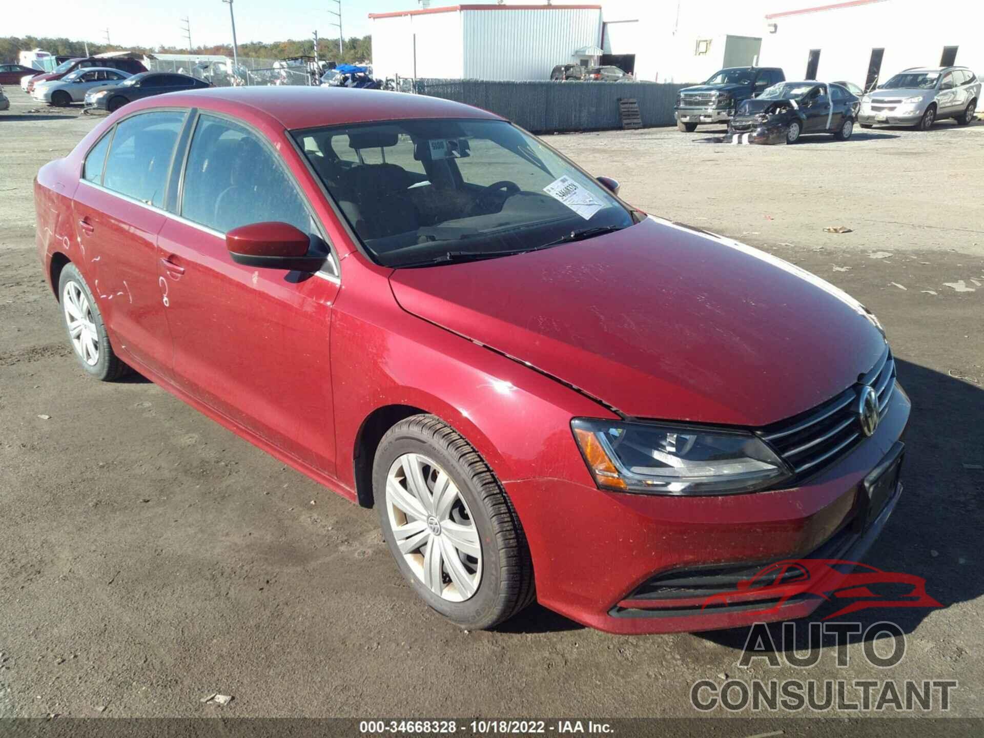 VOLKSWAGEN JETTA 2017 - 3VW2B7AJ4HM349297