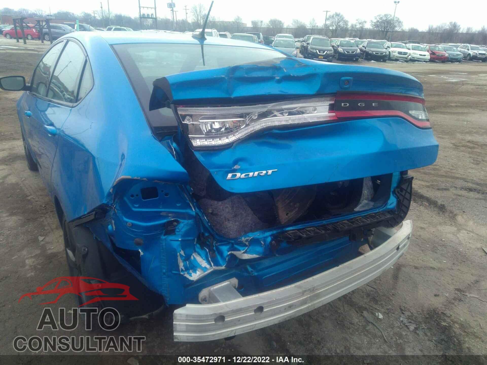 DODGE DART 2015 - 1C3CDFBB6FD422220