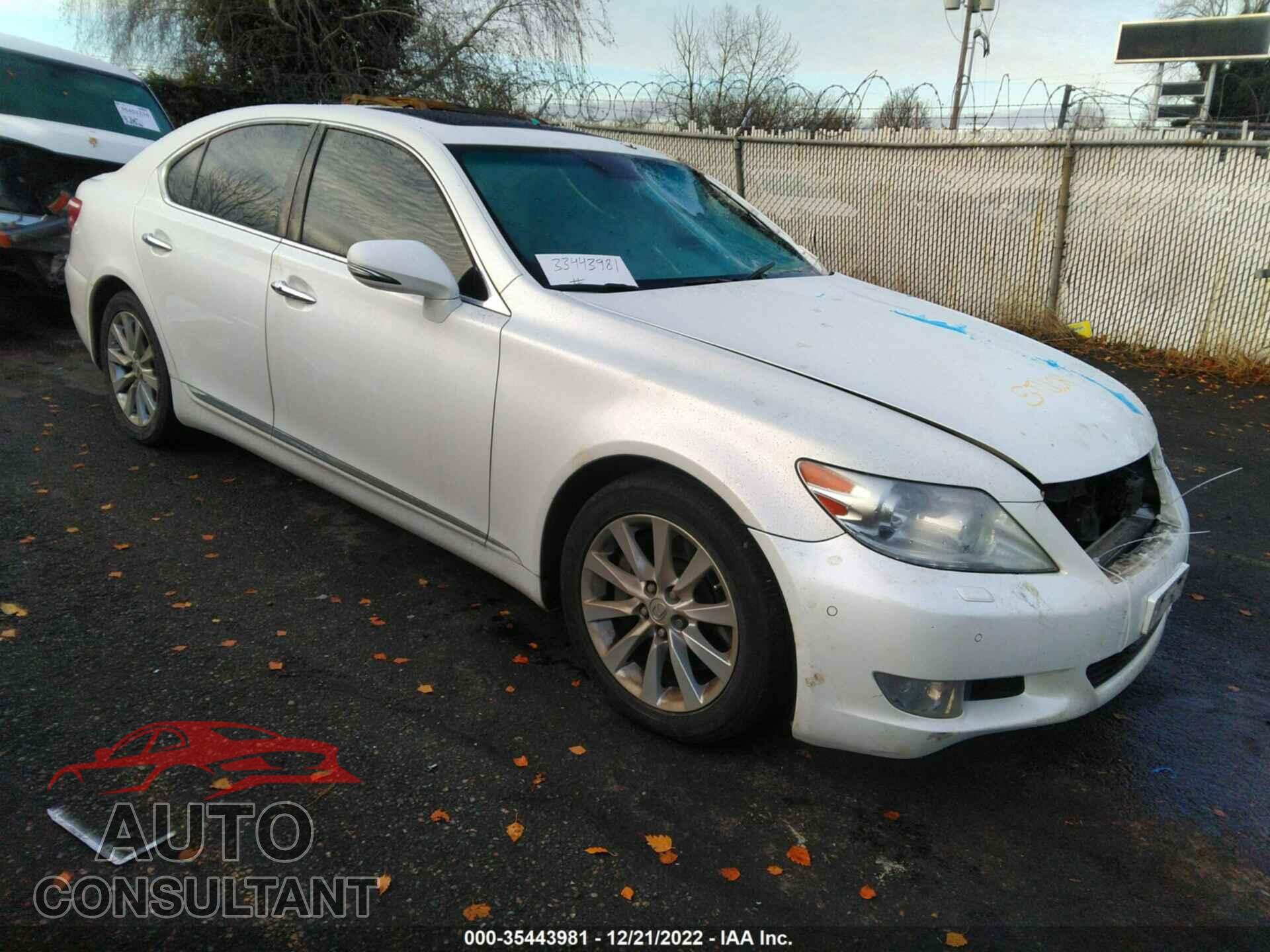 LEXUS LS 460 2012 - JTHCL5EF8C5014264