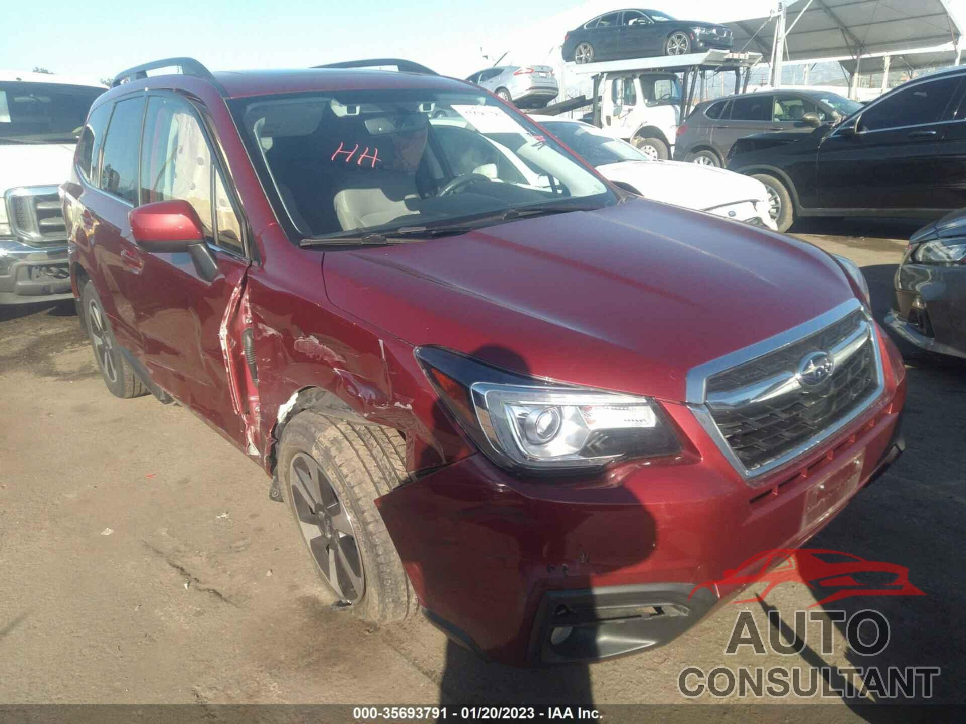 SUBARU FORESTER 2018 - JF2SJARC7JH473357