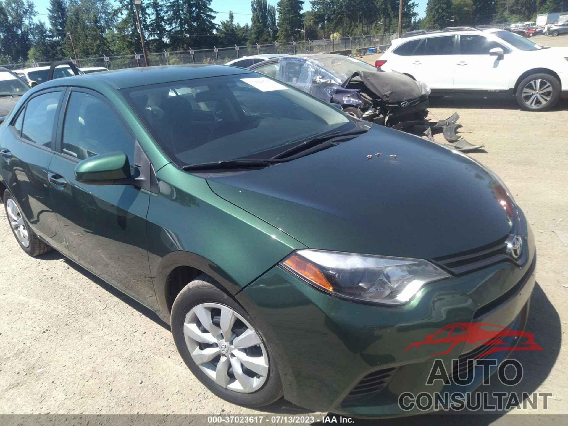 TOYOTA COROLLA 2016 - 2T1BURHE3GC491617