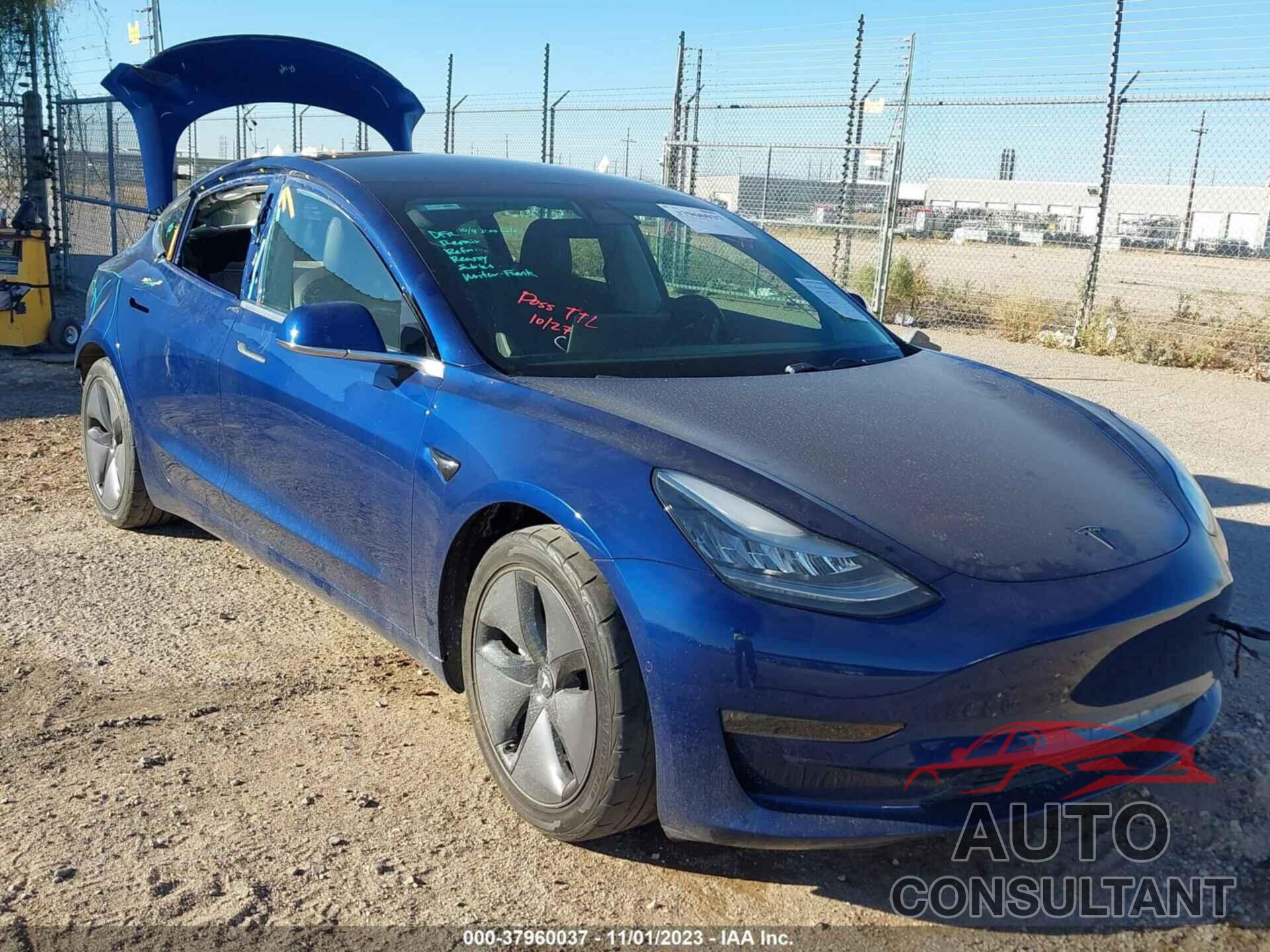 TESLA MODEL 3 2019 - 5YJ3E1EA3KF309357