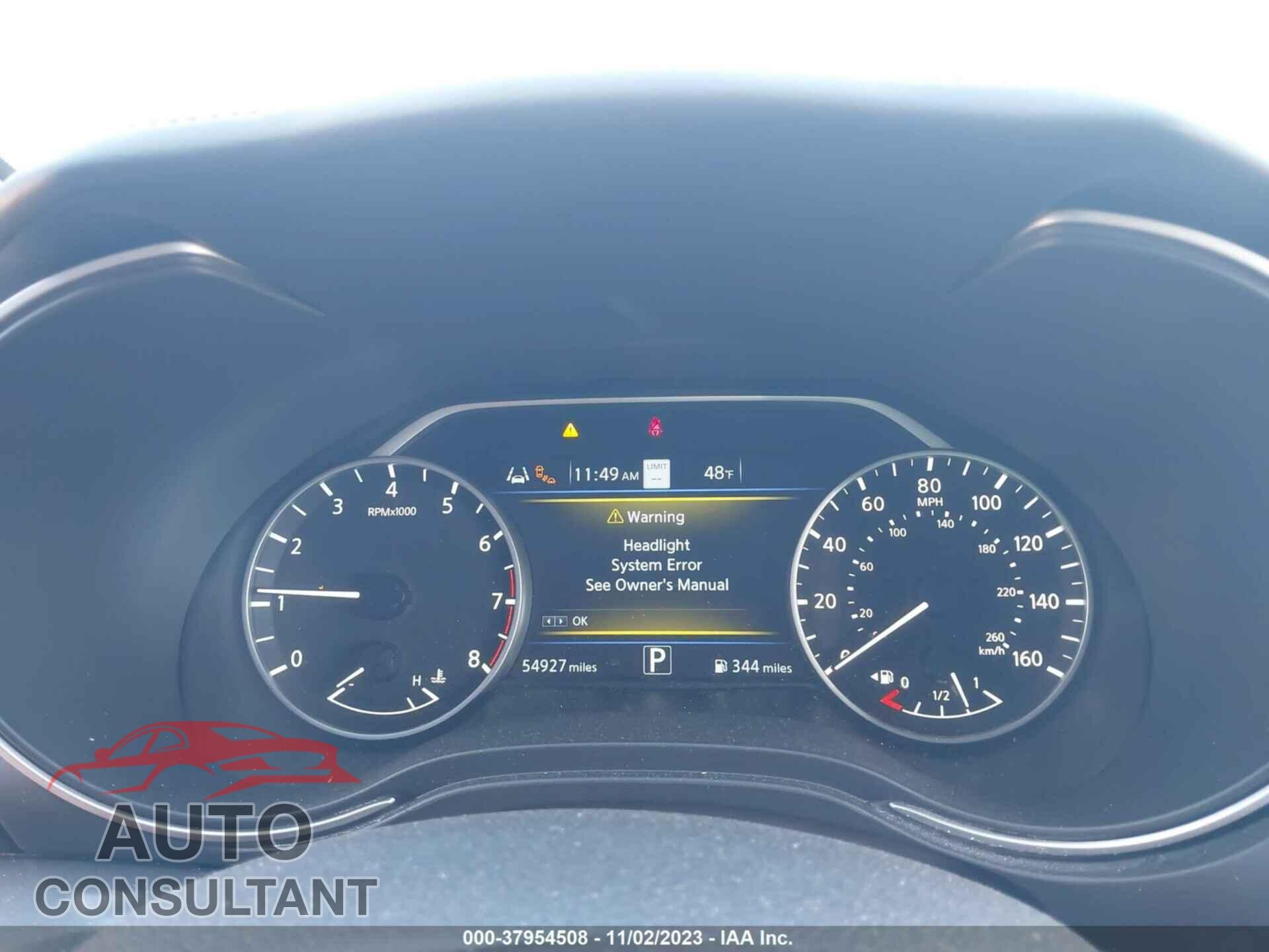 NISSAN MAXIMA 2021 - 1N4AA6EV3MC505873